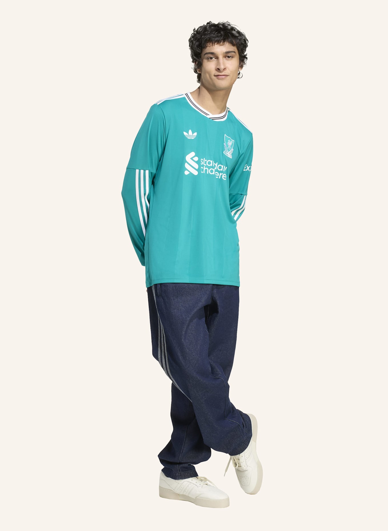 adidas LIVERPOOL FC 25/26 LANGARM AUSWEICHTRIKOT: GRÜN