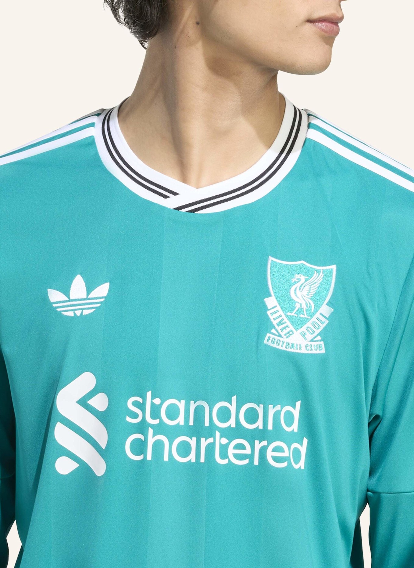 adidas LIVERPOOL FC 25/26 LANGARM AUSWEICHTRIKOT: GRÜN