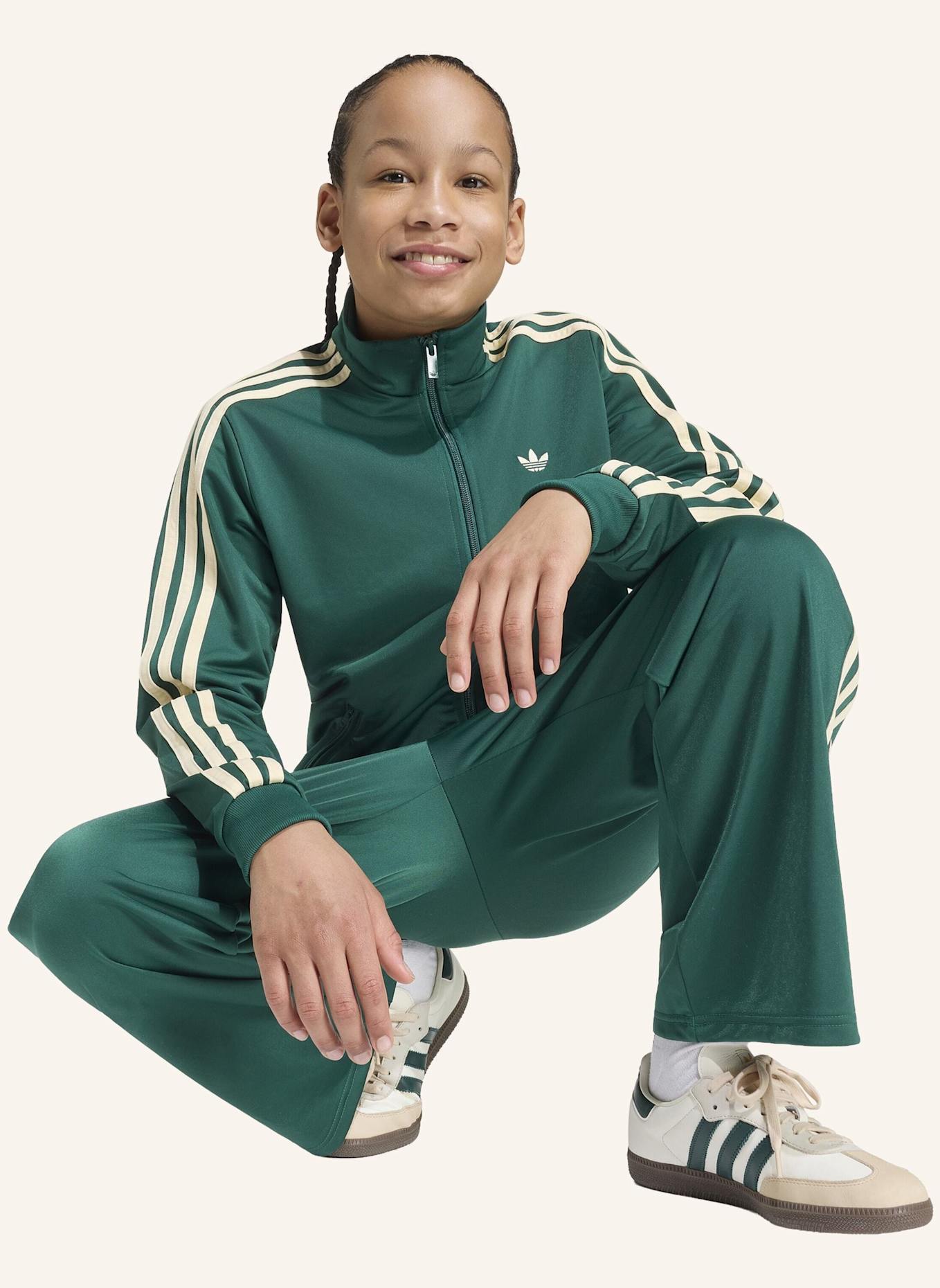 adidas Originals Trainingsjacke FIREBIRD mit Galonstreifen: GRÜN