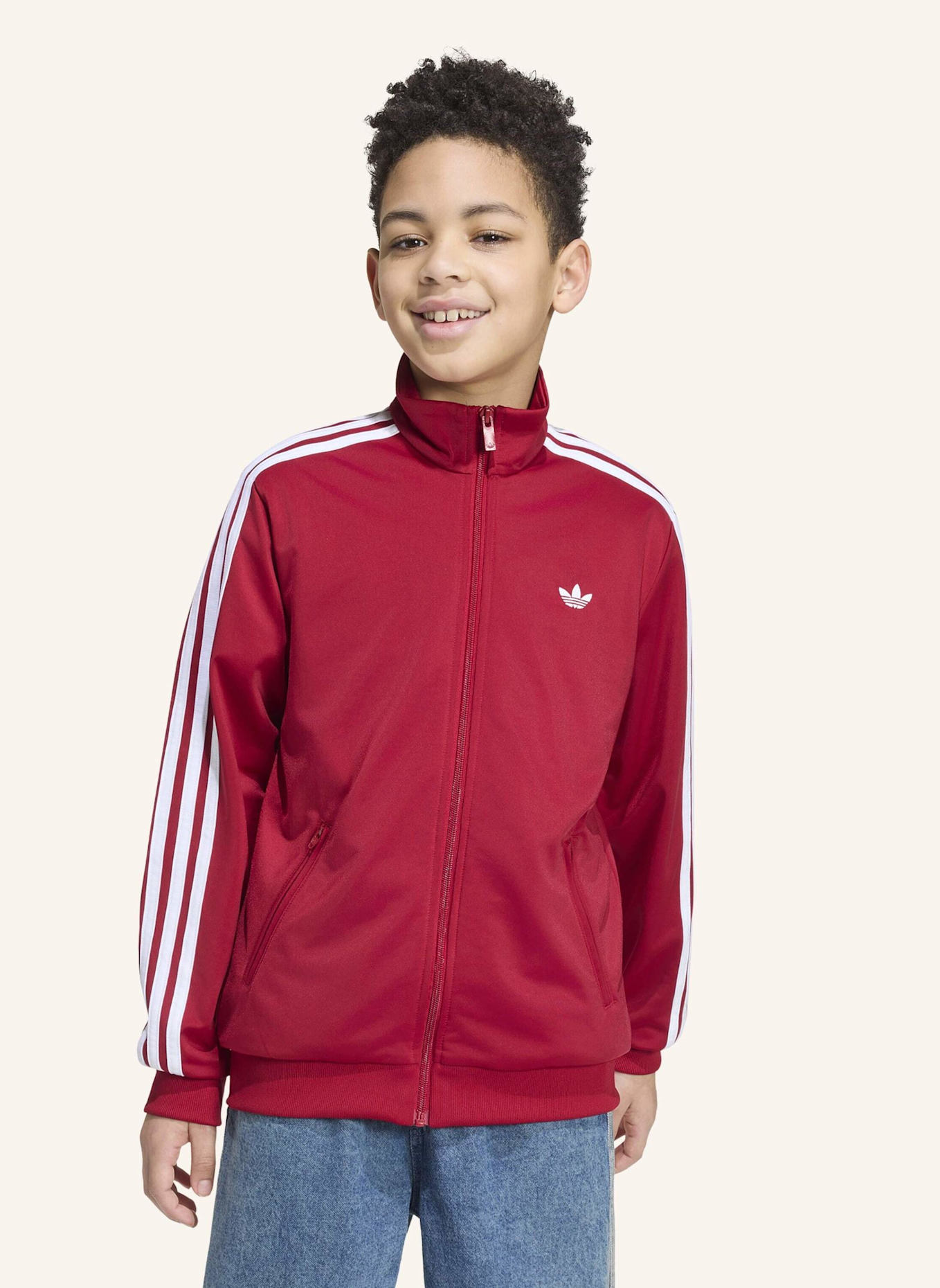 adidas Originals Trainingsjacke FIREBIRD mit Galonstreifen: ROT