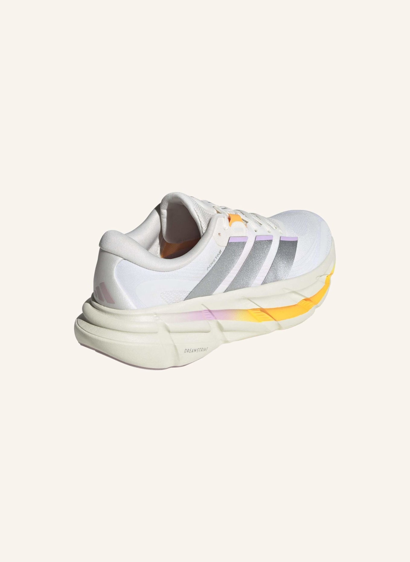 adidas ADISTAR 5 LAUFSCHUH: WEISS/ SILBER/ LILA