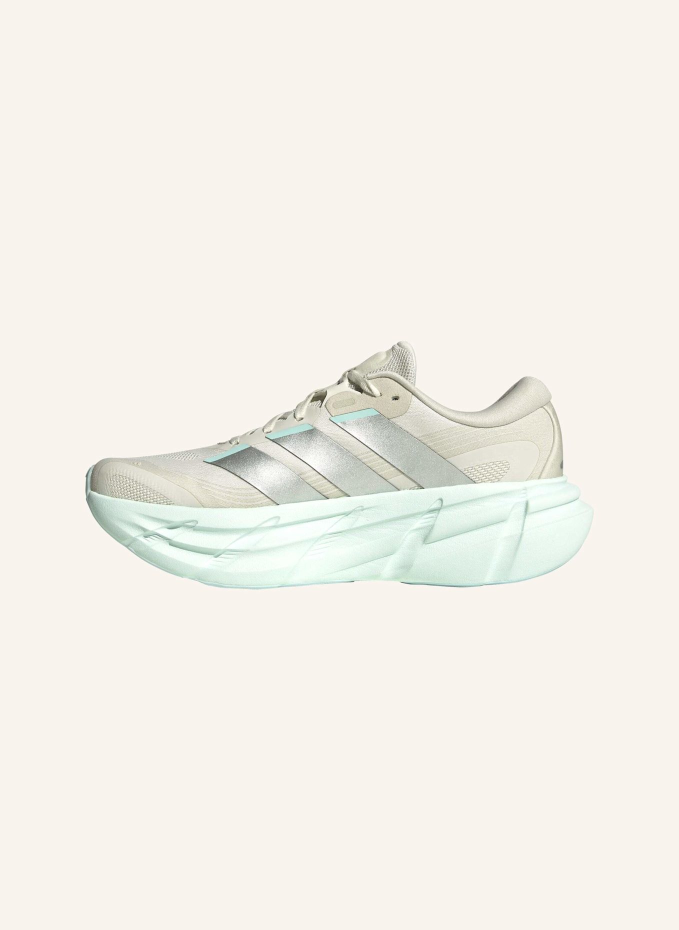 adidas ADISTAR 5 LAUFSCHUH: GRAU/ SILBER/ GRÜN