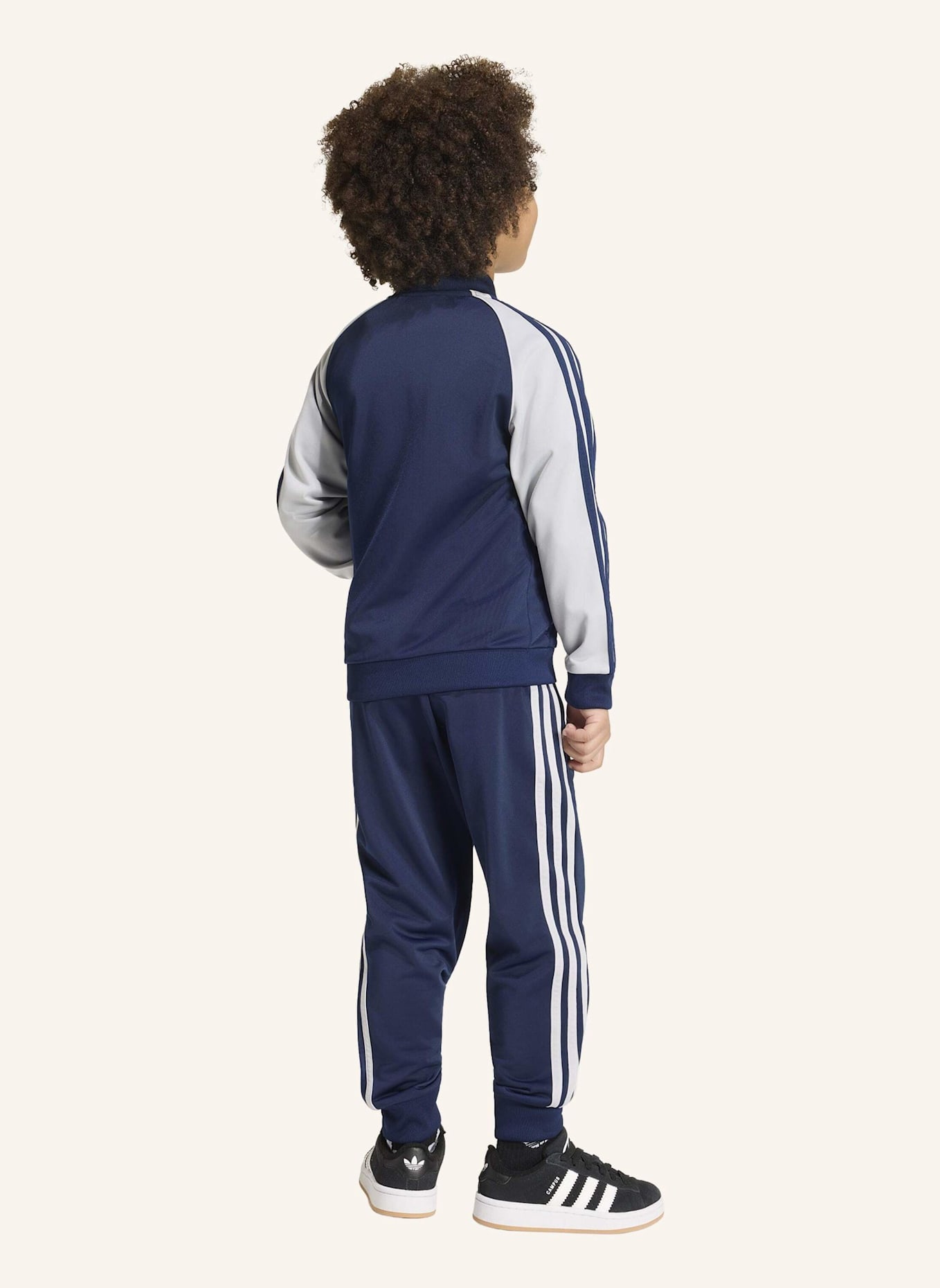 adidas Originals SST TRAININGSANZUG: BLAU/ GRAU