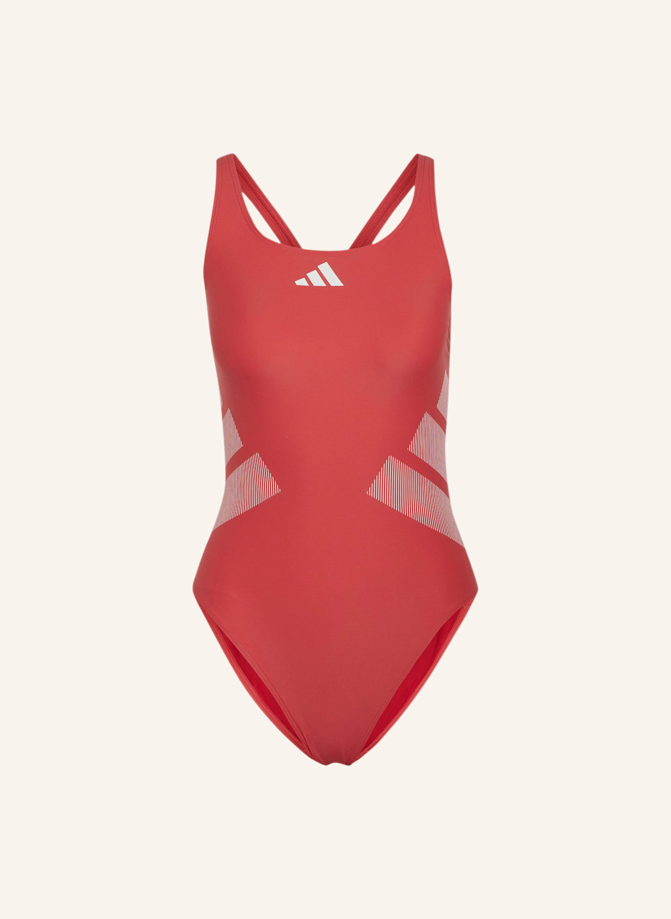 adidas Badeanzug LOGO C-BACK: WEISS