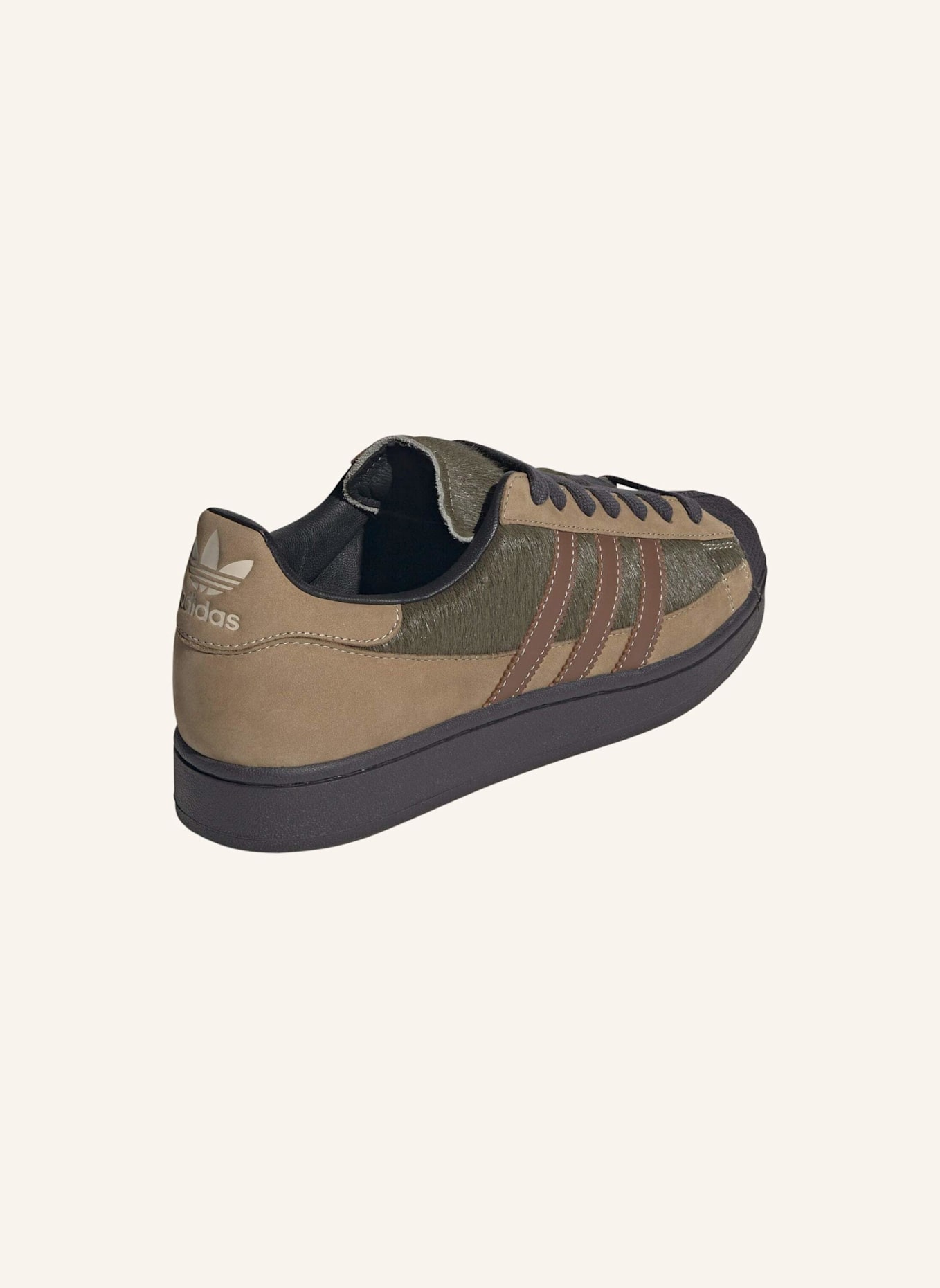 adidas Originals SUPERSTAR II MG SCHUH: BLAU/ BRAUN/ SCHWARZ