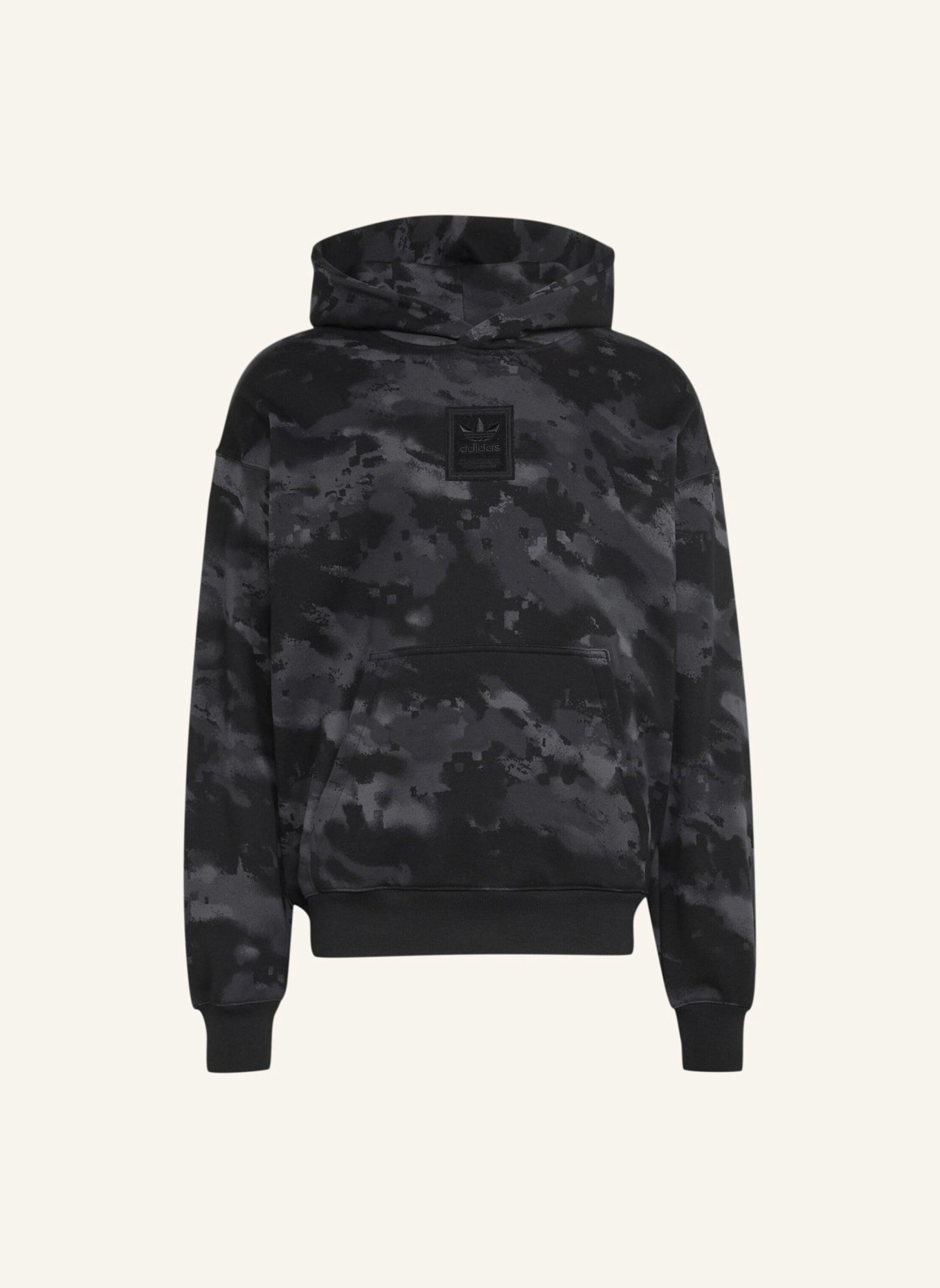 adidas Originals CAMO HOODIE: SCHWARZ