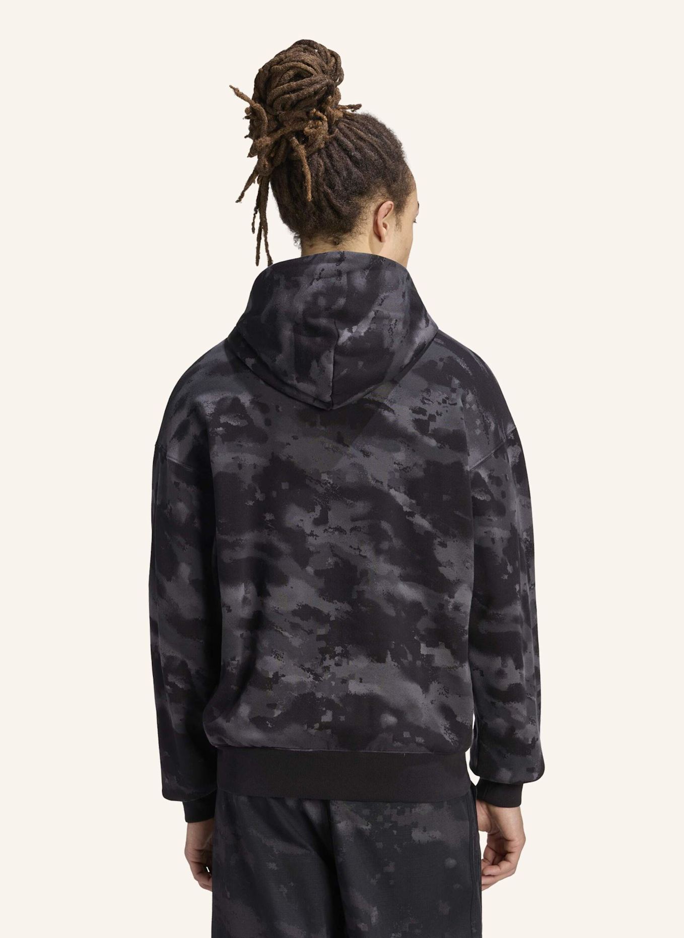adidas Originals CAMO HOODIE: SCHWARZ
