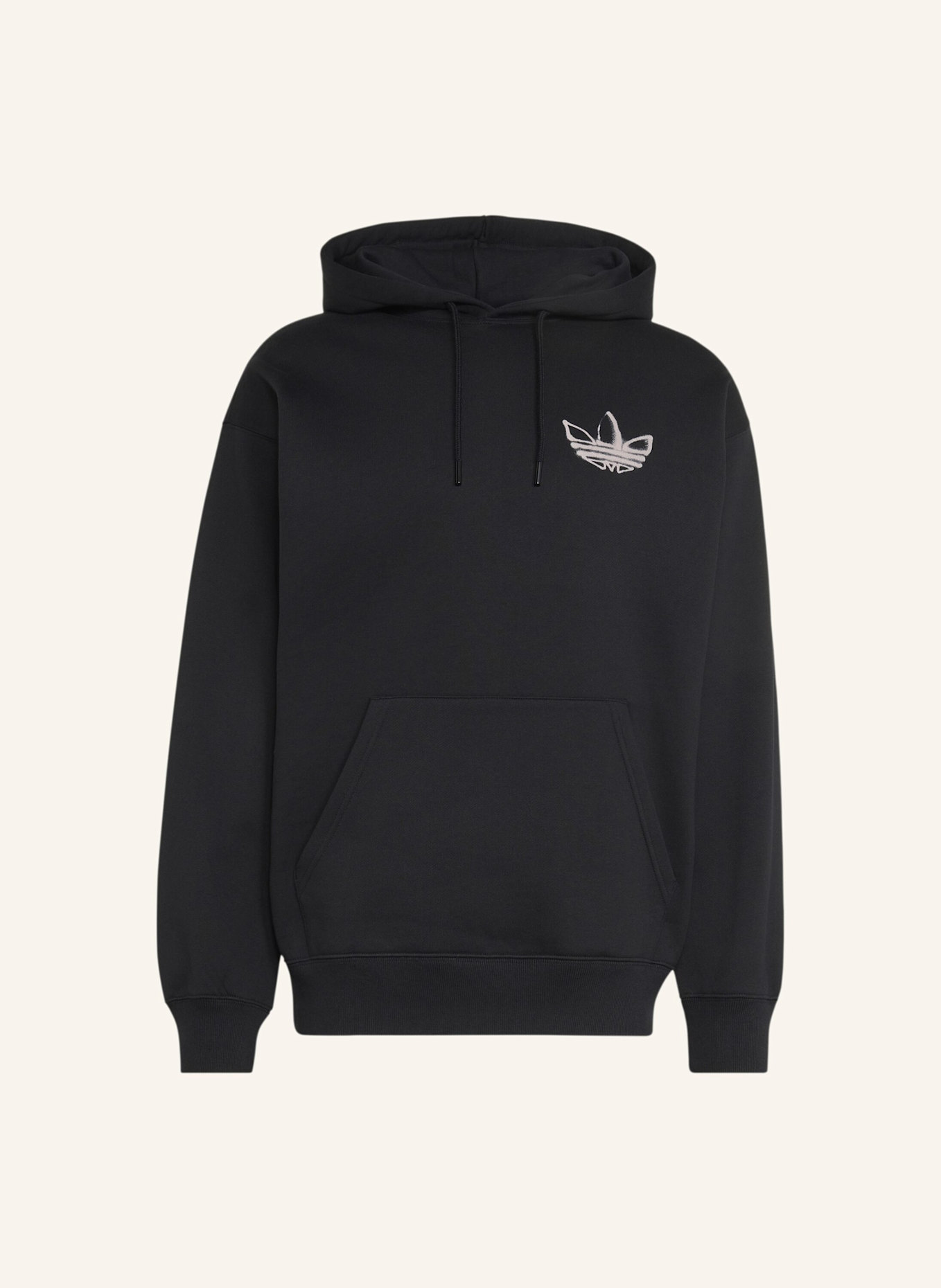 adidas Originals POWDER TONGUE HOODIE: SCHWARZ
