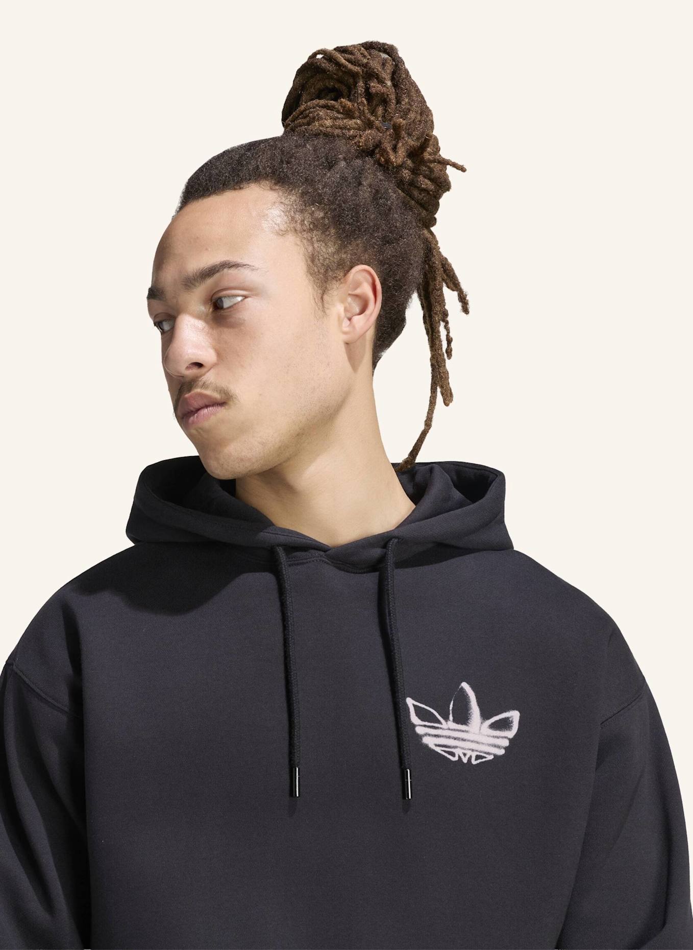 adidas Originals POWDER TONGUE HOODIE: SCHWARZ