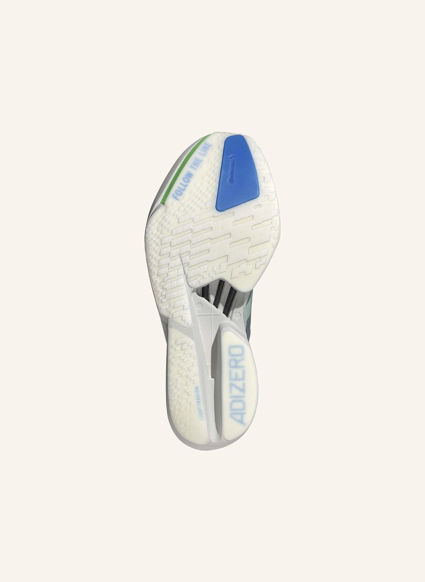 adidas ADIZERO ADIOS PRO 4 SCHUH: GRÜN/ GRAU
