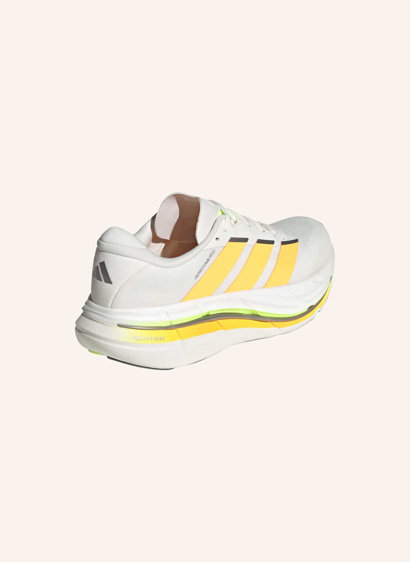 adidas ADISTAR BYD 2 LAUFSCHUH: WEISS/ ORANGE/ GRÜN