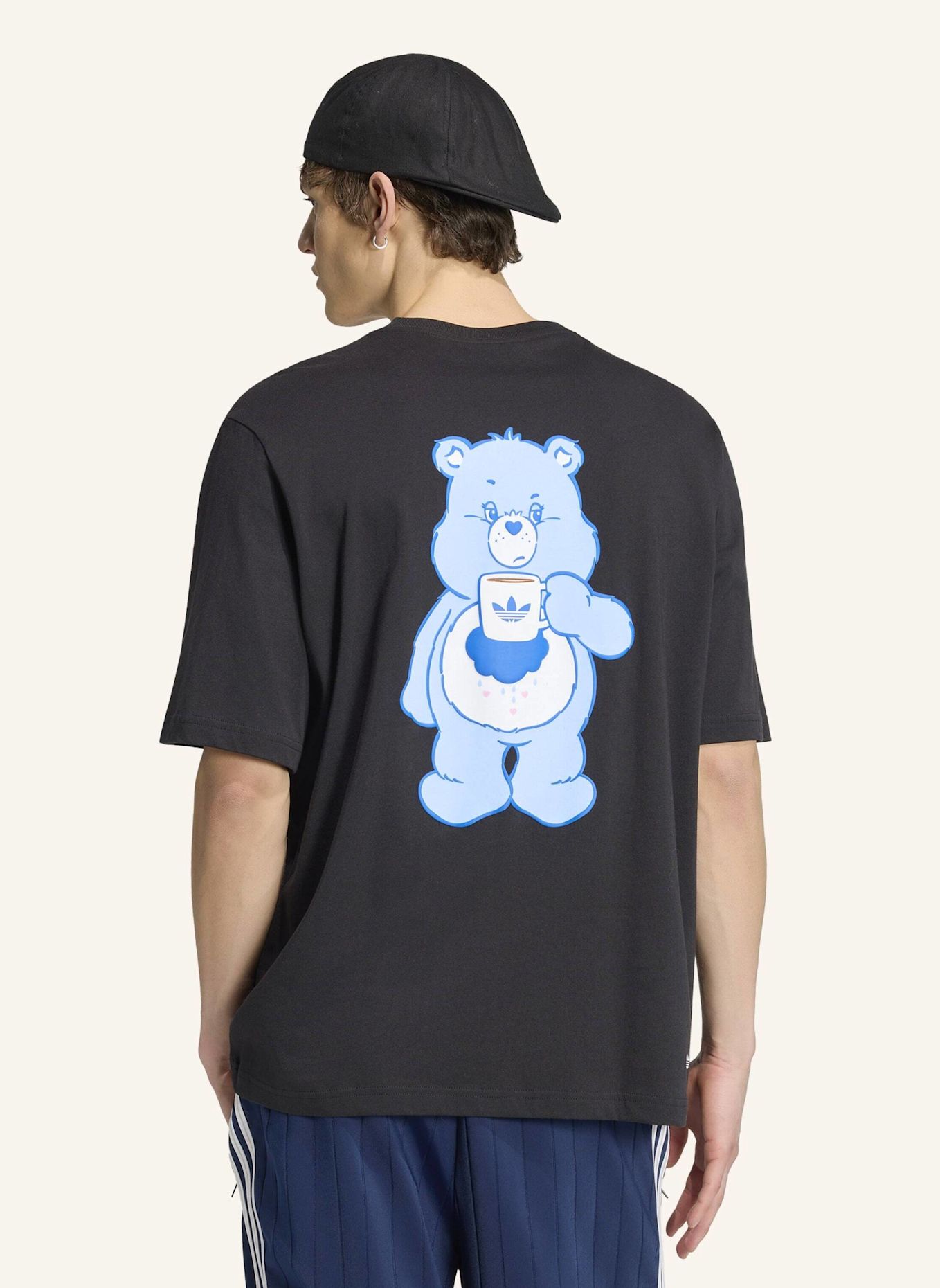adidas Originals CARE BEAR OS T-SHIRT: SCHWARZ