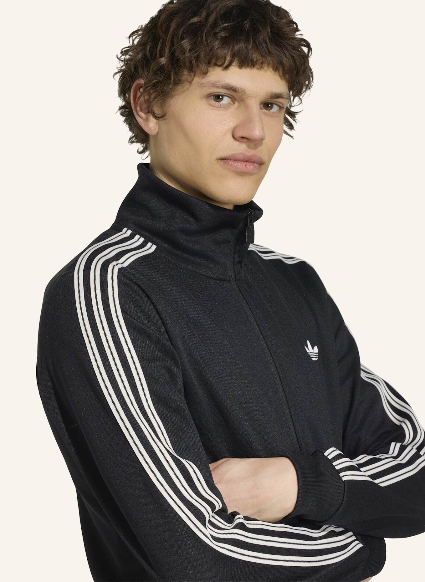 adidas Originals BECKENBAUER ORIGINALS JACKE, KÜRZER GESCHNITTEN: SCHWARZ