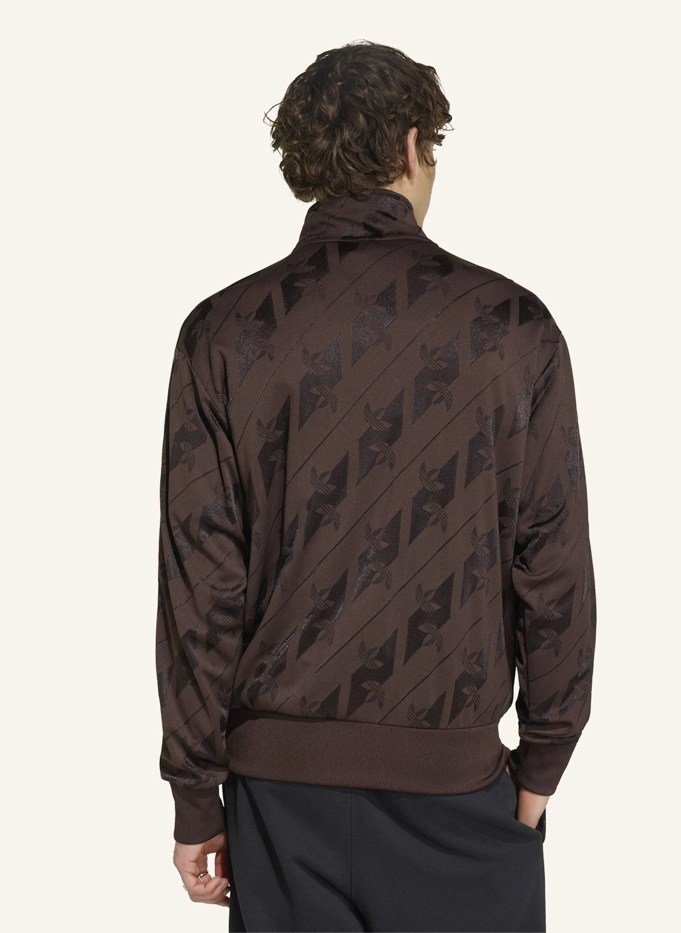 adidas Originals MONOGRAM FIREBIRD TRACK TOP: BRAUN