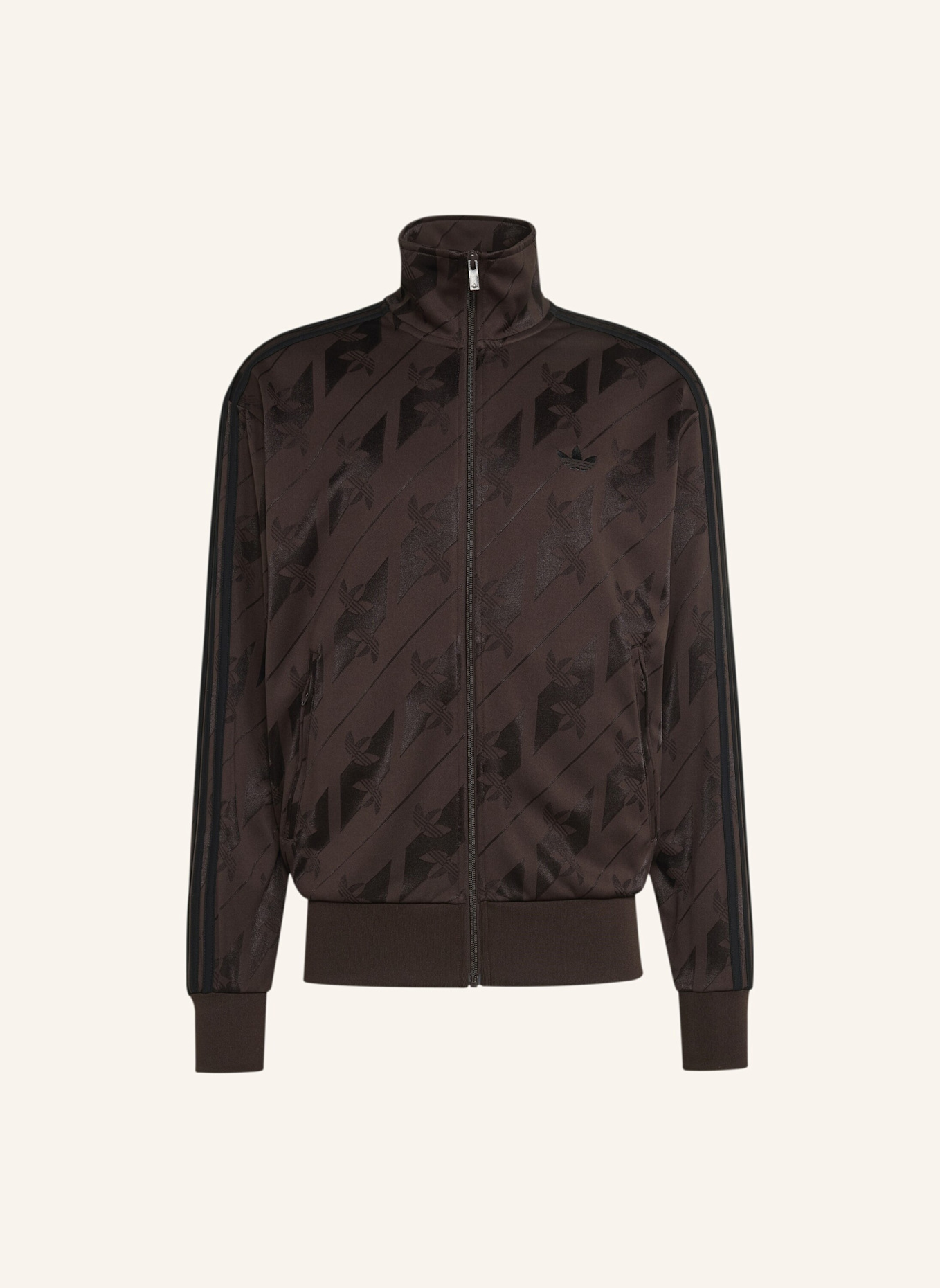 adidas Originals MONOGRAM FIREBIRD TRACK TOP: BRAUN