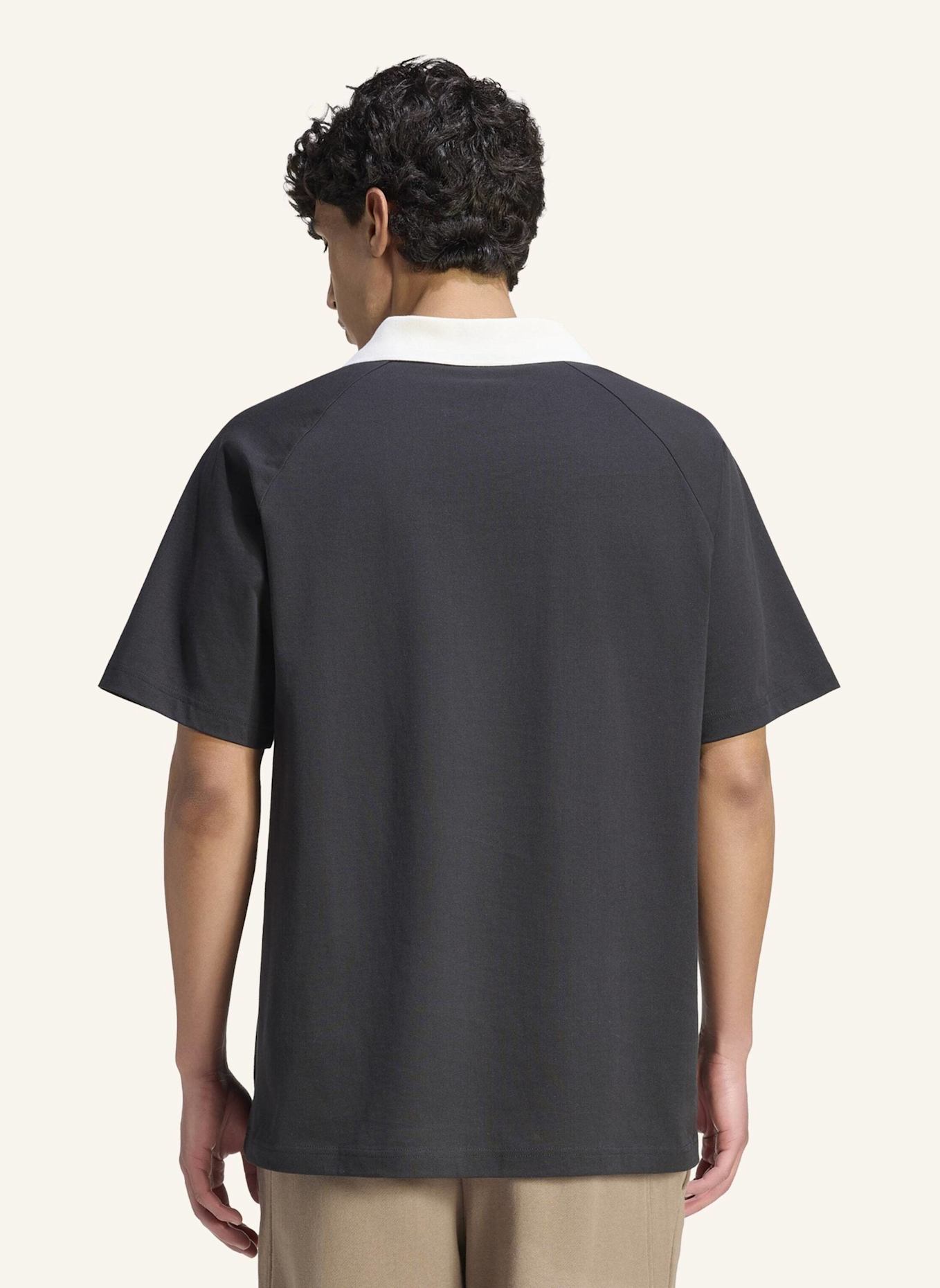 adidas LUX TIRO SCRIPT GRAFIK POLOSHIRT: SCHWARZ/ WEISS