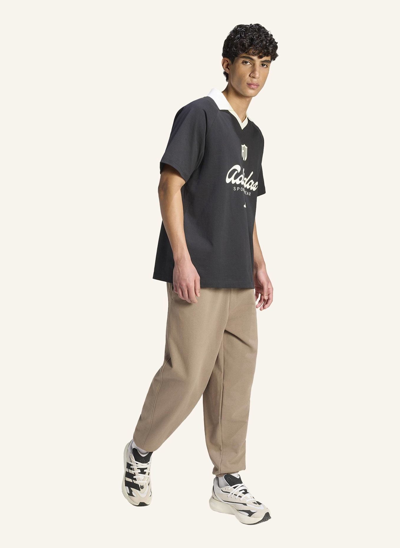 adidas LUX TIRO SCRIPT GRAFIK POLOSHIRT: SCHWARZ/ WEISS