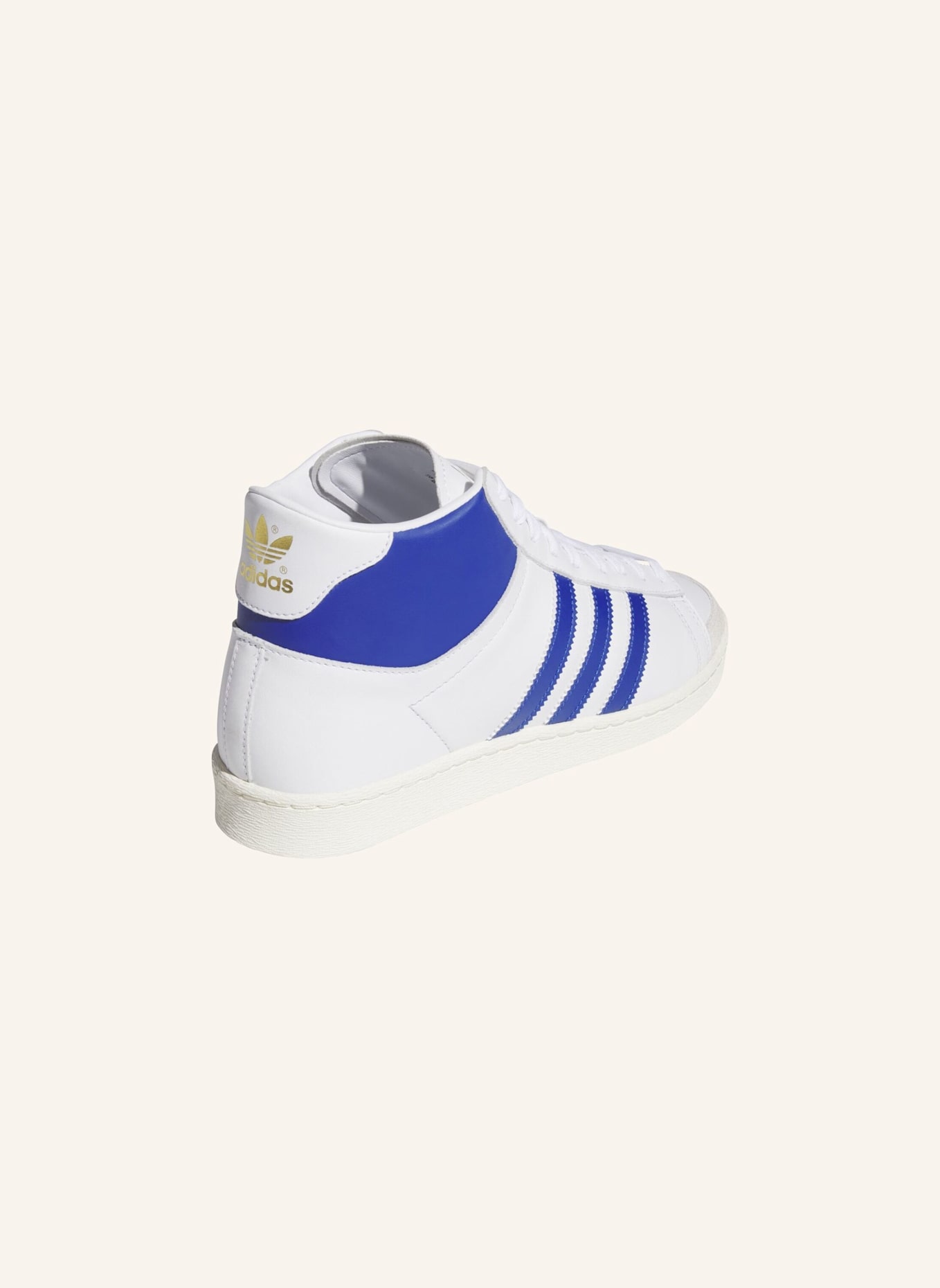 adidas Originals JABBAR HI SCHUH: WEISS/ GRAU