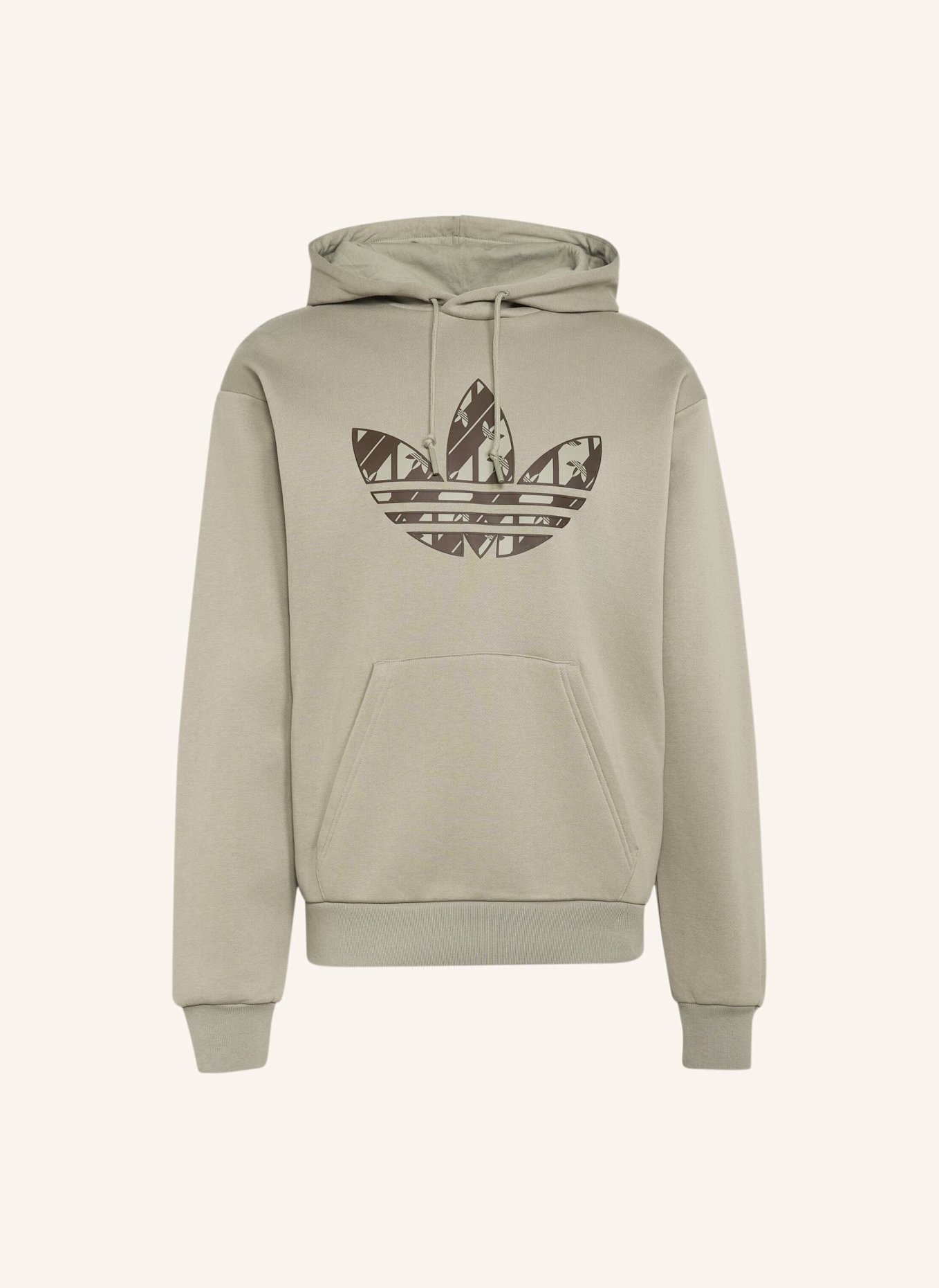 adidas Originals MONO KAPUZENPULLOVER: SILBER