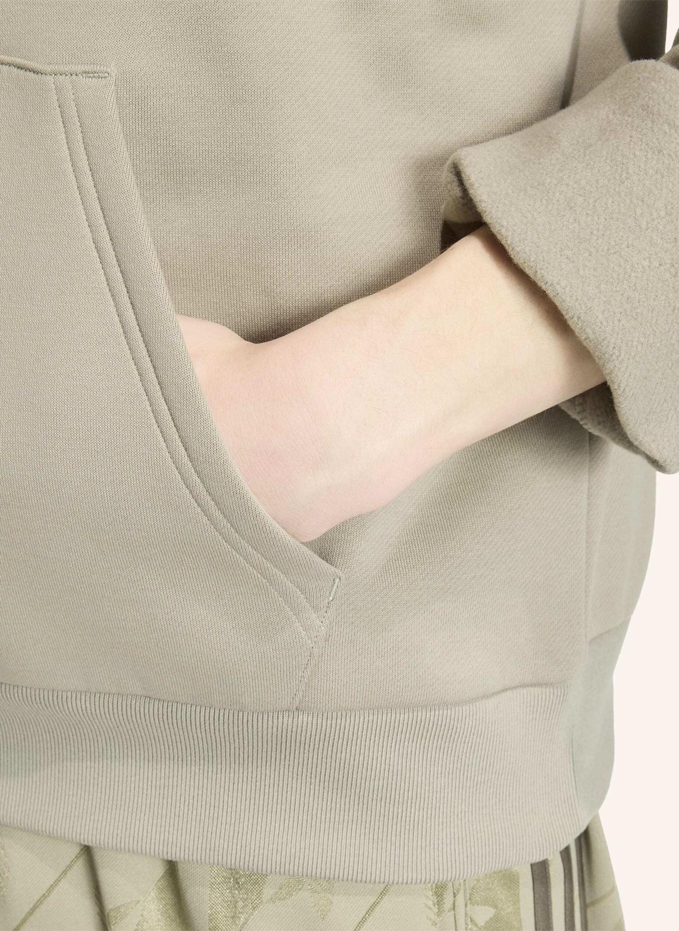 adidas Originals MONO KAPUZENPULLOVER: SILBER