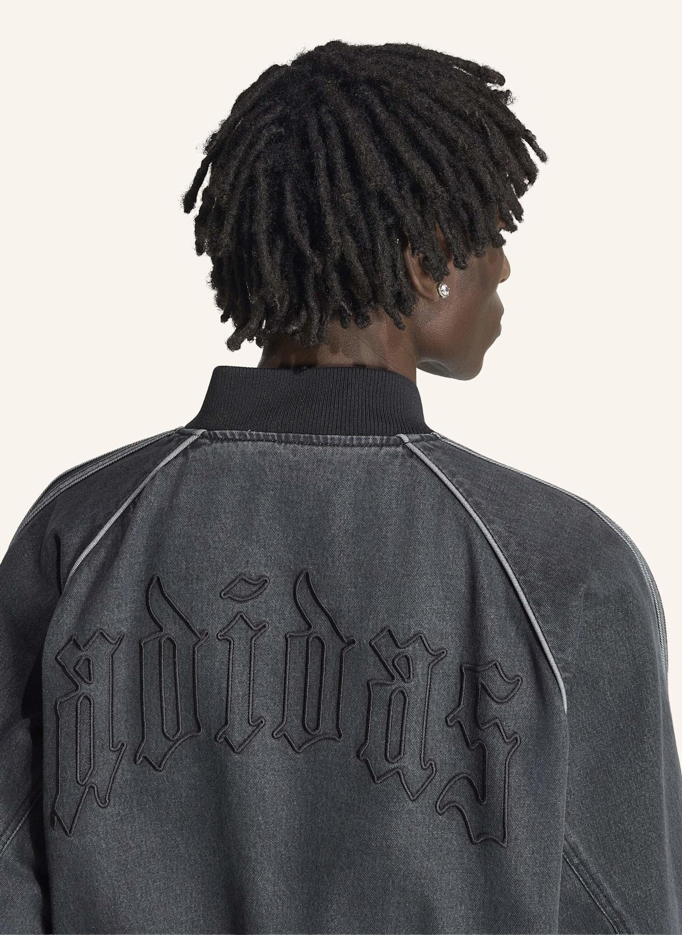 adidas Originals SST DENIM TRAININGSJACKE: SCHWARZ