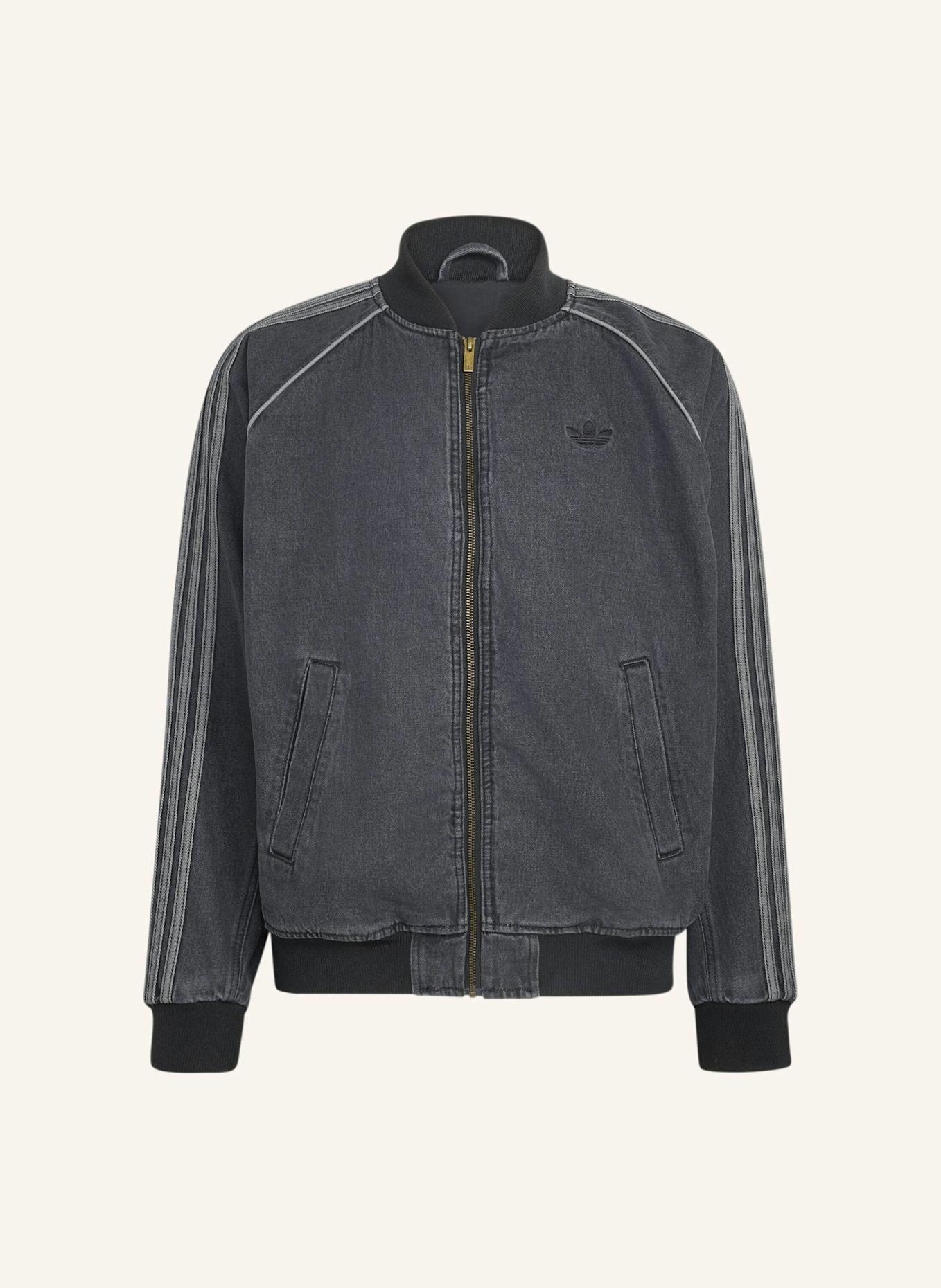adidas Originals SST DENIM TRAININGSJACKE: SCHWARZ