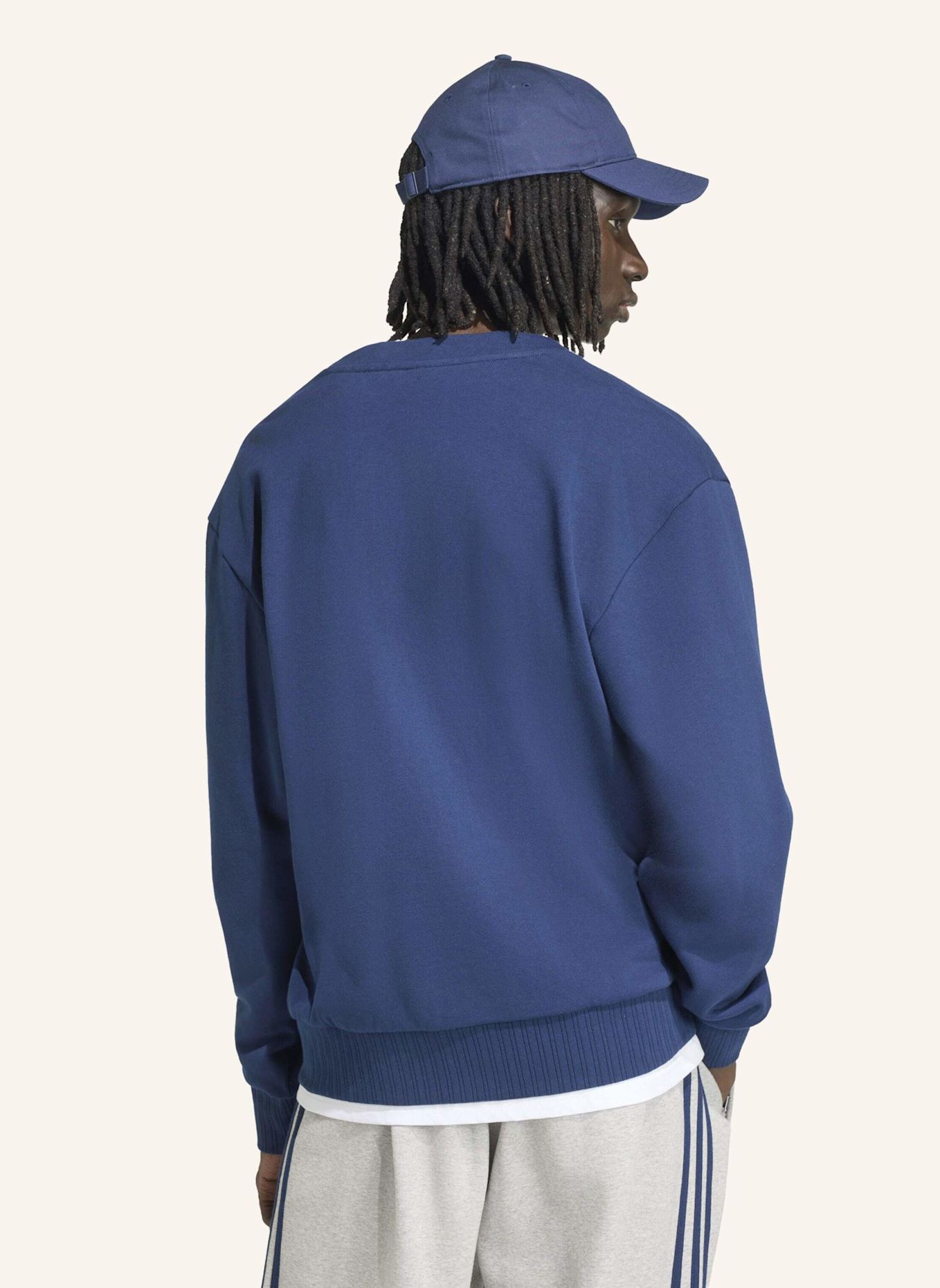 adidas Originals VARSITY CARDIGAN: BLAU