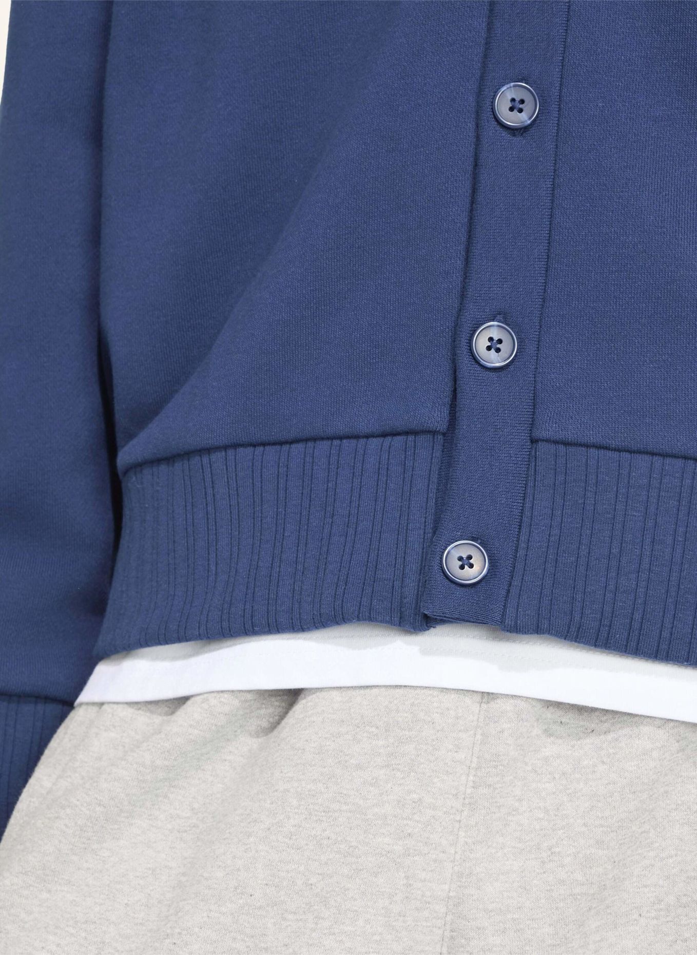 adidas Originals VARSITY CARDIGAN: BLAU