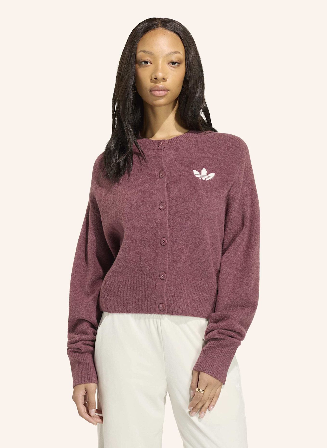 adidas Originals ESSENTIALS STRICKJACKE: ROT