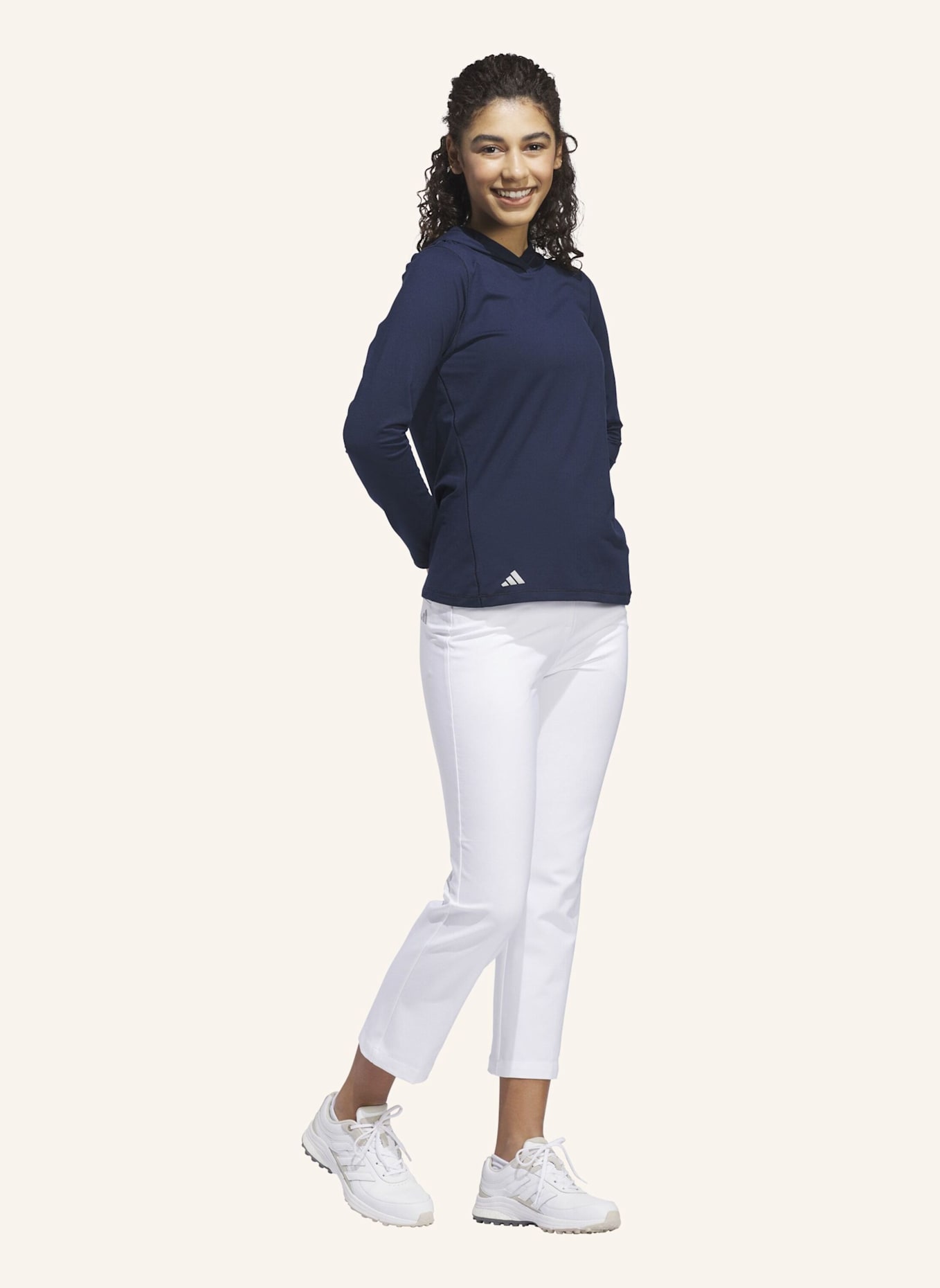 adidas PERFORMANCE GOLFHOODIE: BLAU