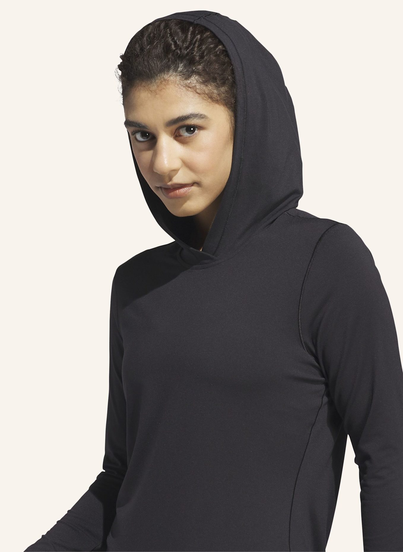 adidas PERFORMANCE GOLFHOODIE: SCHWARZ