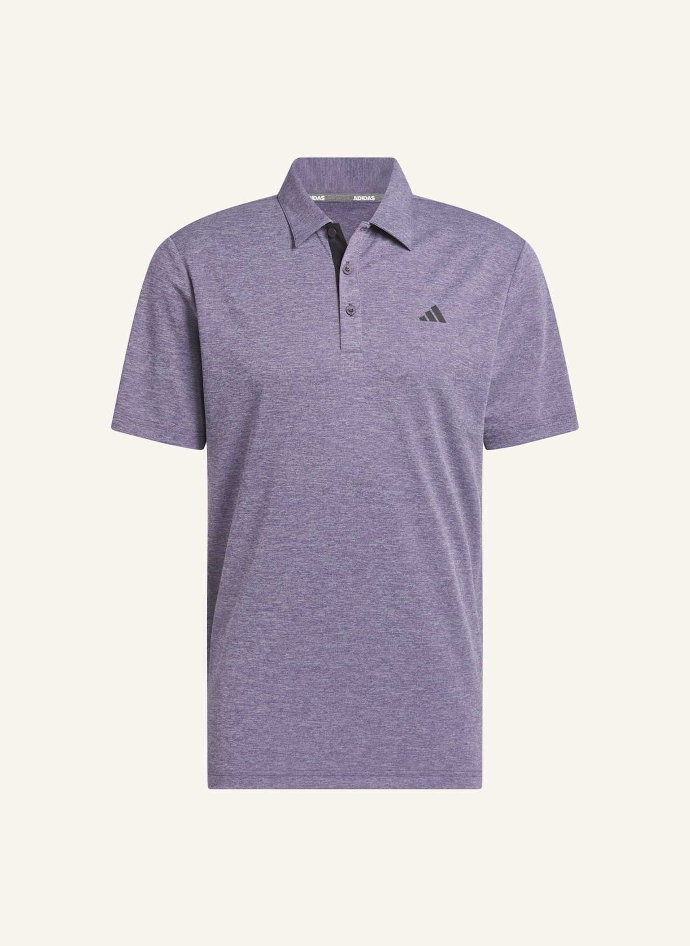 adidas DRIVE HEATHER POLOSHIRT: DUNKELLILA
