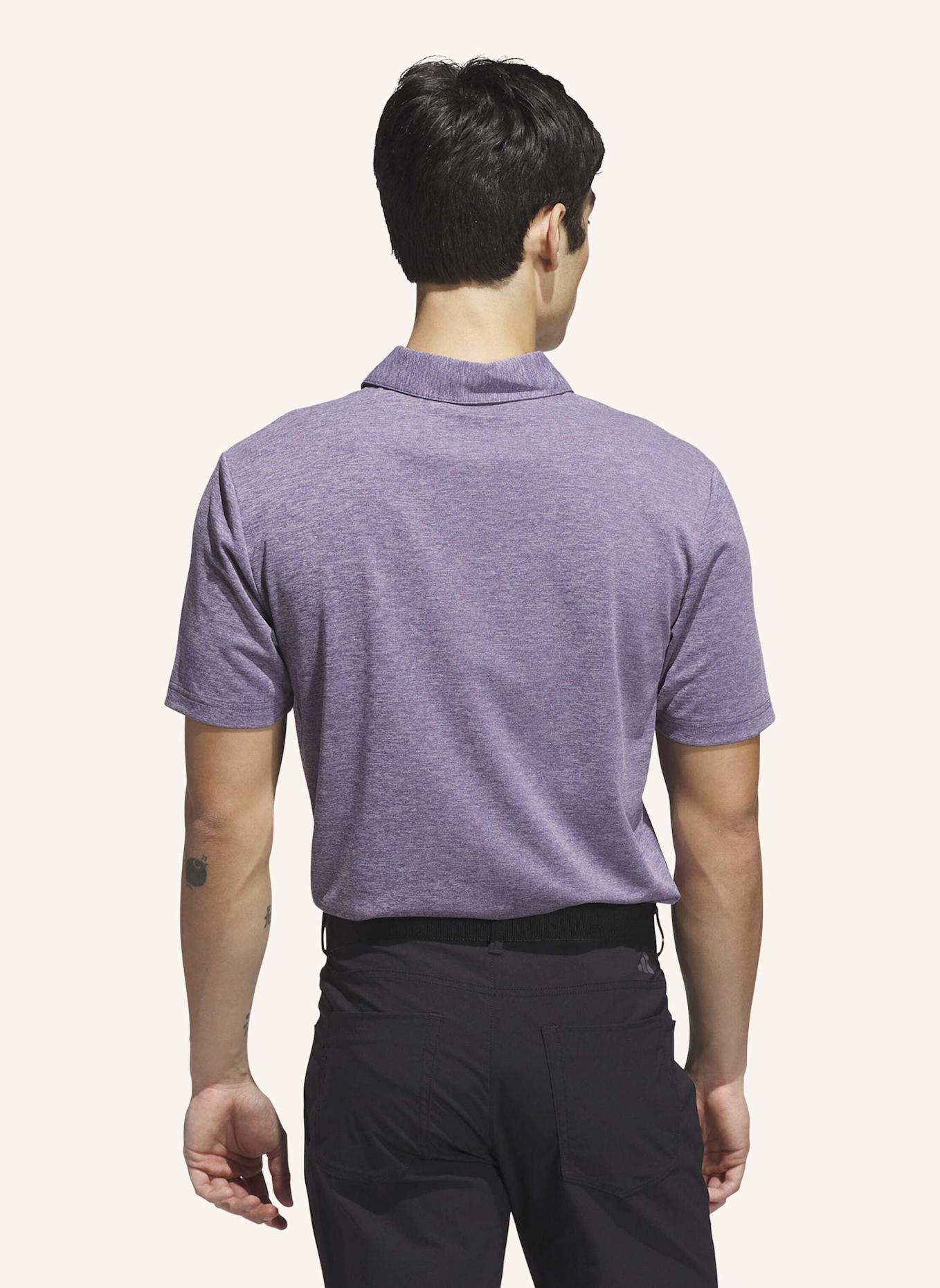 adidas DRIVE HEATHER POLOSHIRT: DUNKELLILA