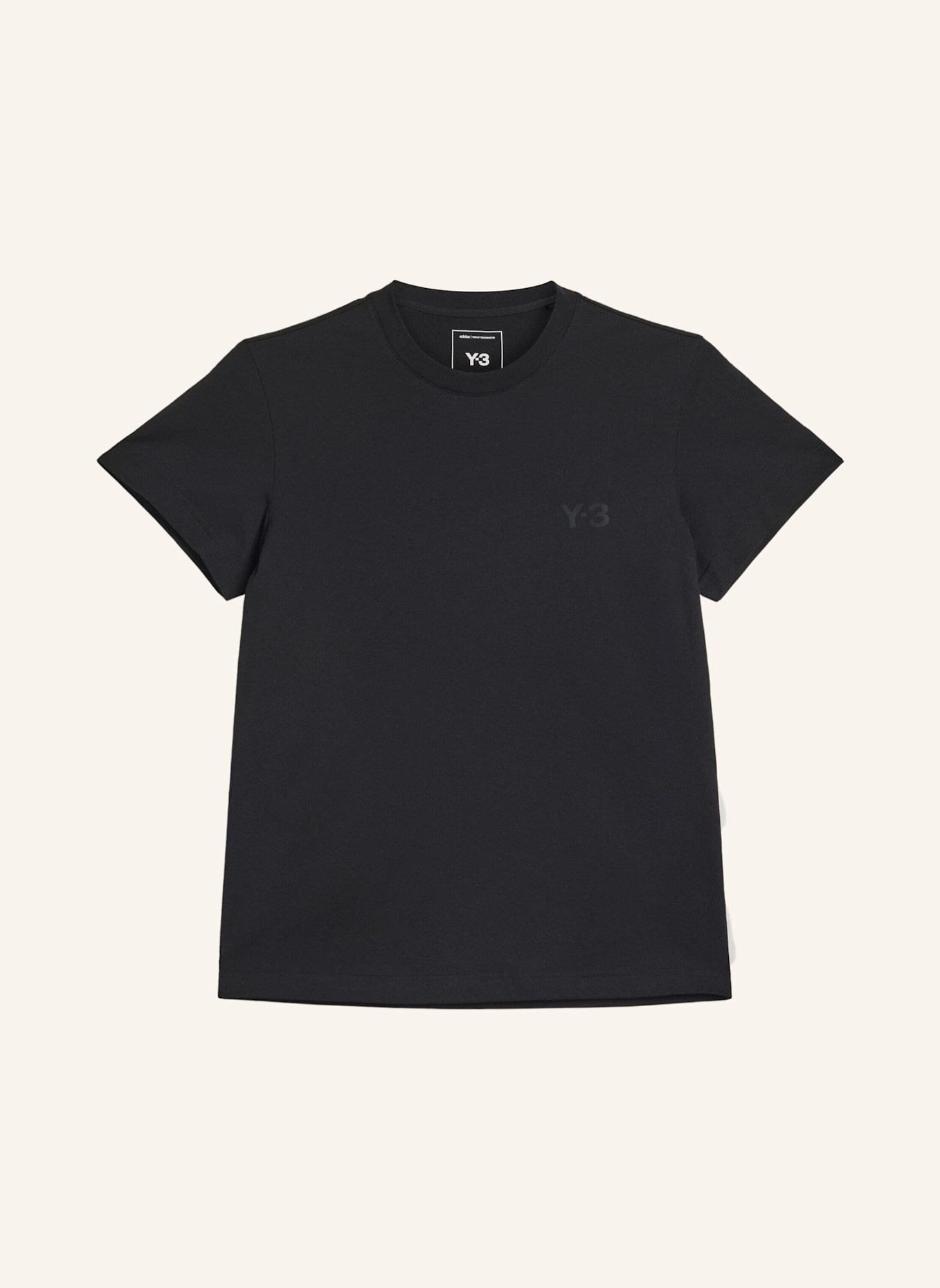 Y-3 Y-3 REGULAR SHORT SLEEVE T-SHIRT: SCHWARZ