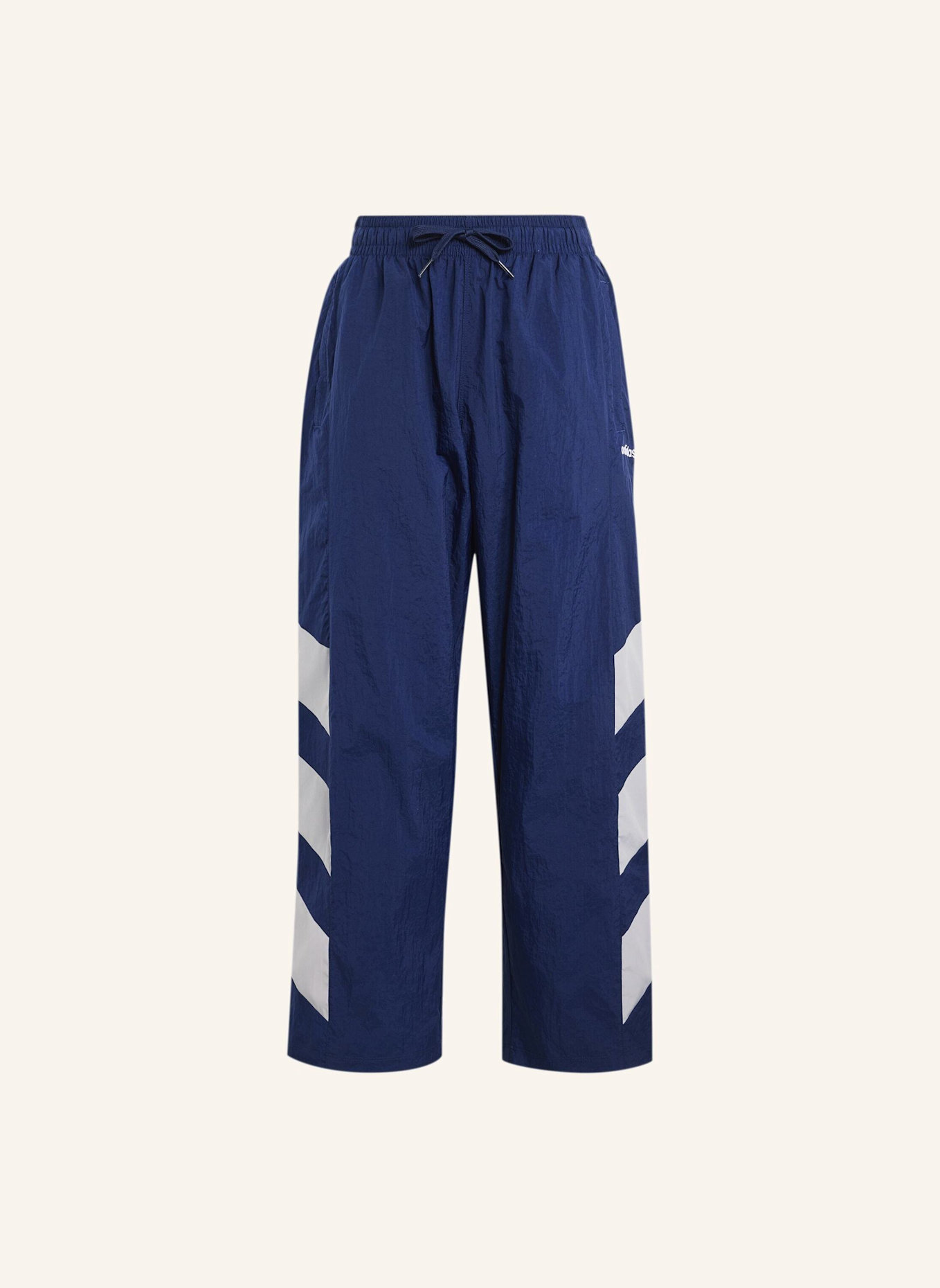 adidas Originals TRAININGSHOSE, OVERSIZE, GEWEBT, COLOURBLOCKING: BLAU/ GRAU