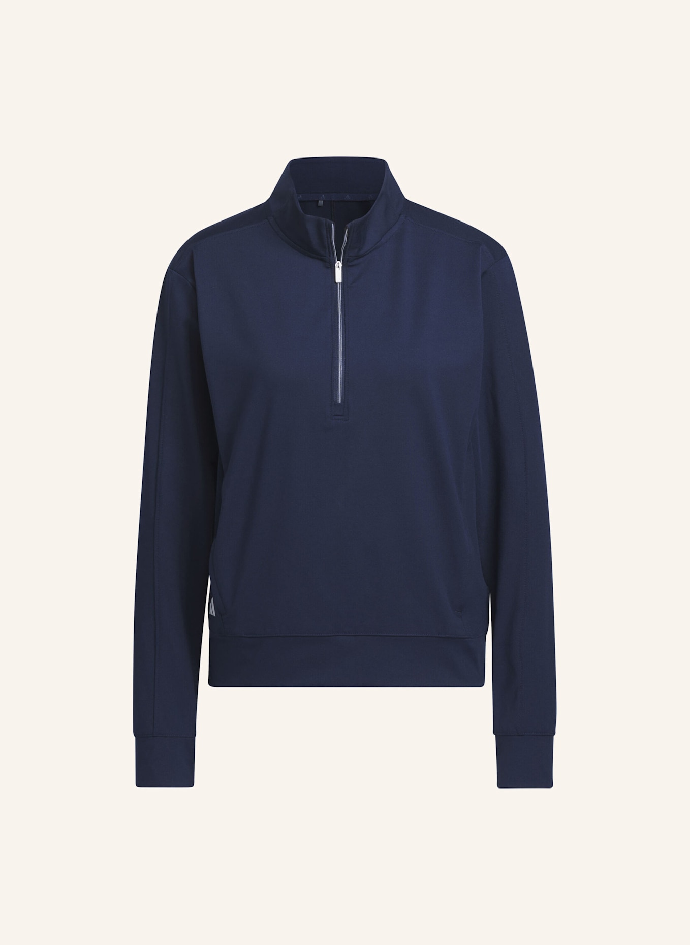 adidas WOMEN'S ULTIMATE365 HALF-ZIP LAYERING OBERTEIL: BLAU
