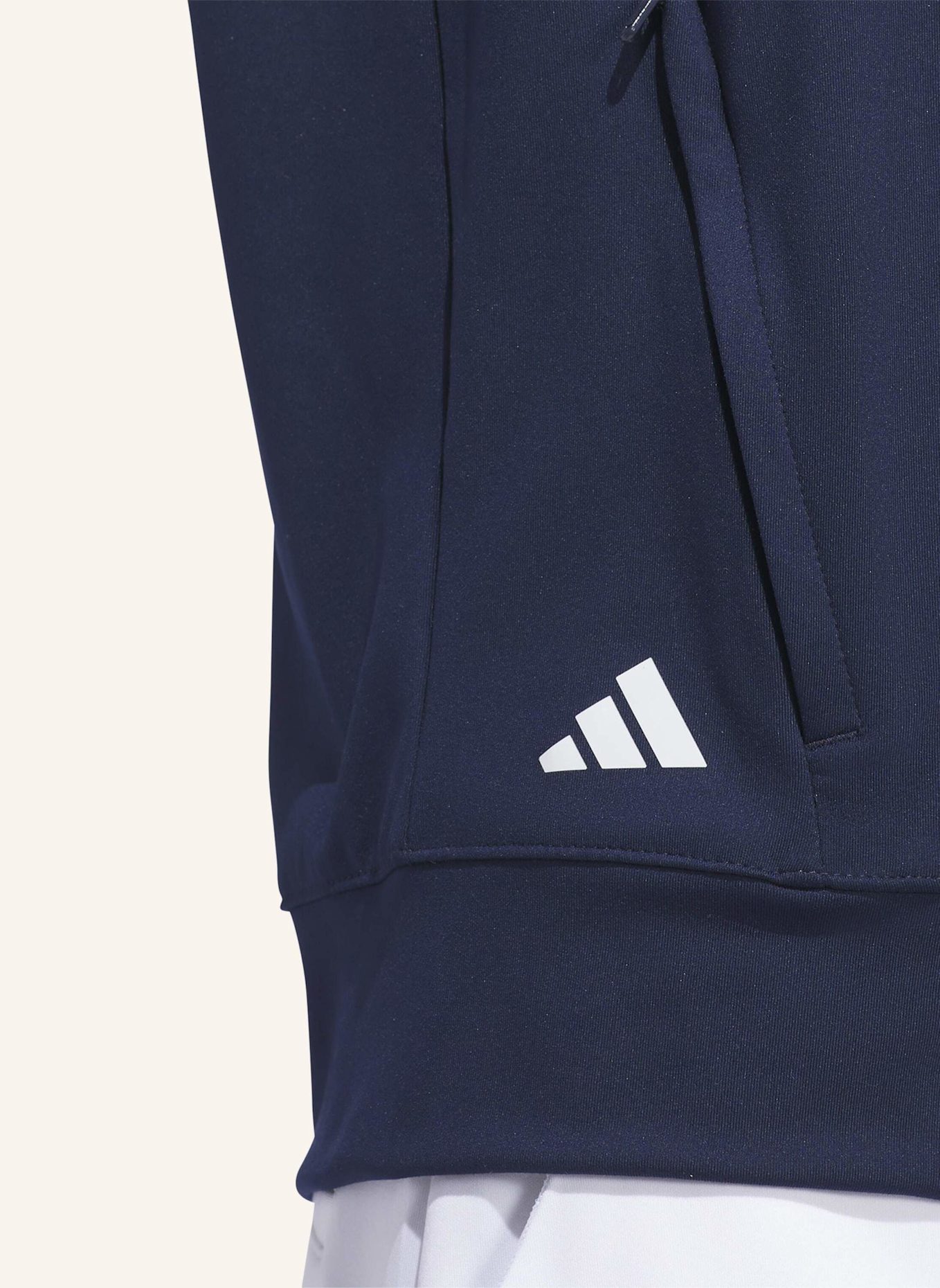 adidas WOMEN'S ULTIMATE365 HALF-ZIP LAYERING OBERTEIL: BLAU