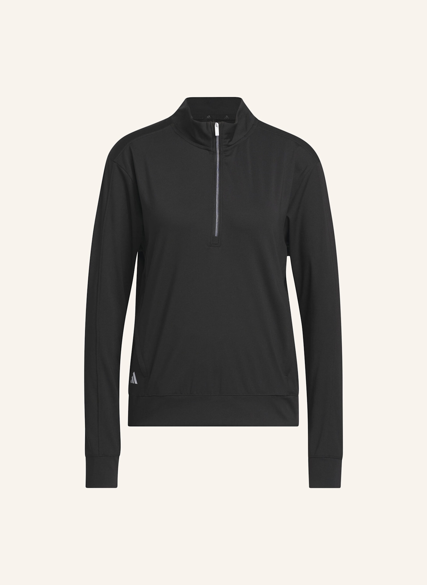 adidas WOMEN'S ULTIMATE365 HALF-ZIP LAYERING OBERTEIL: SCHWARZ
