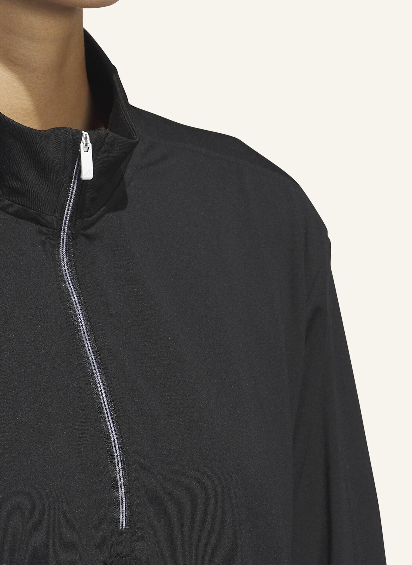 adidas WOMEN'S ULTIMATE365 HALF-ZIP LAYERING OBERTEIL: SCHWARZ