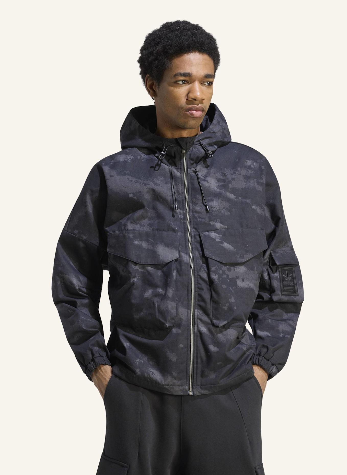 adidas Originals CAMO JACKE: SCHWARZ