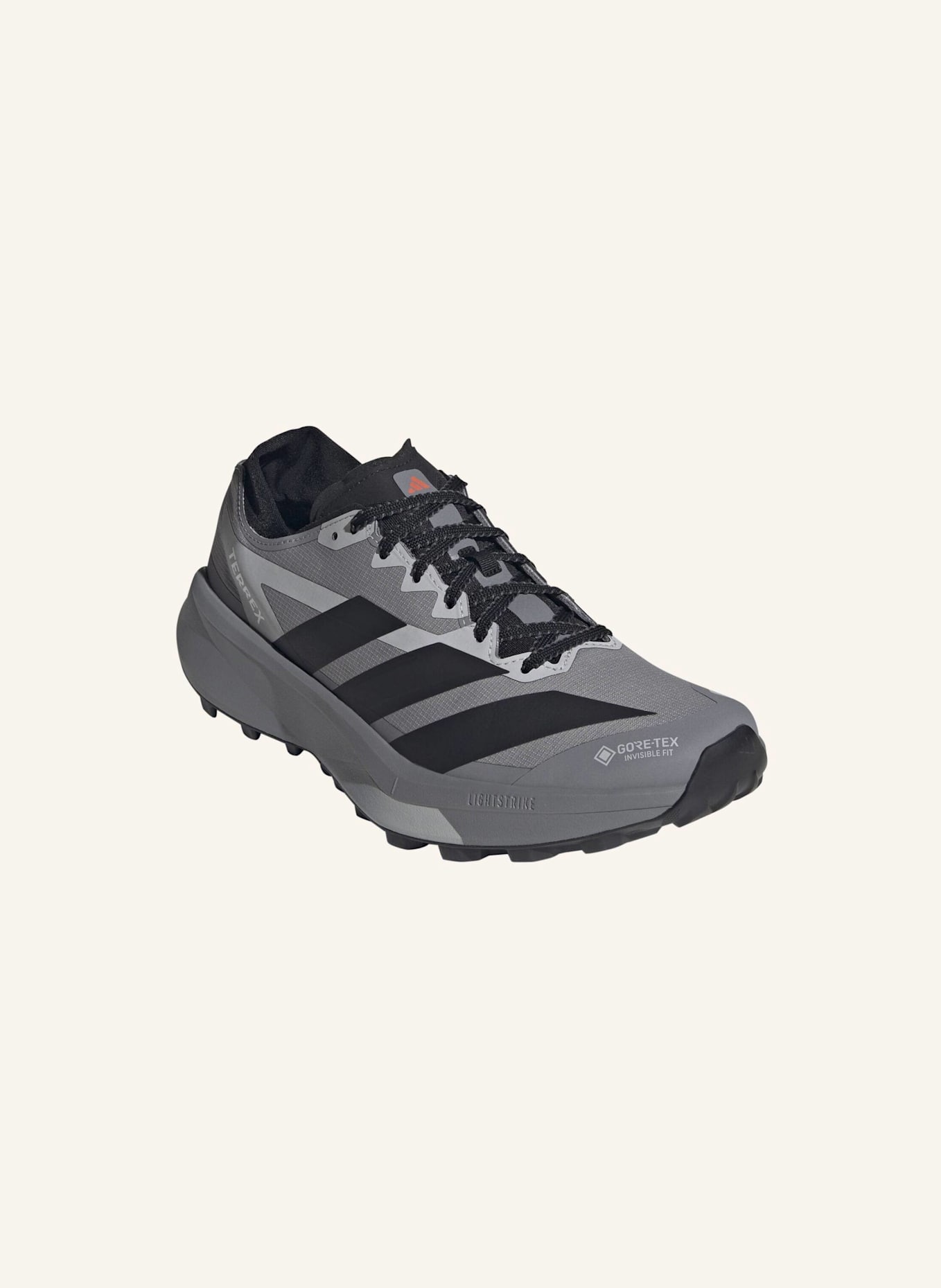 adidas TERREX TERREX AGRAVIC GTX 2 TRAILRUNNING-SCHUH: GRAU/ SCHWARZ/ ORANGE