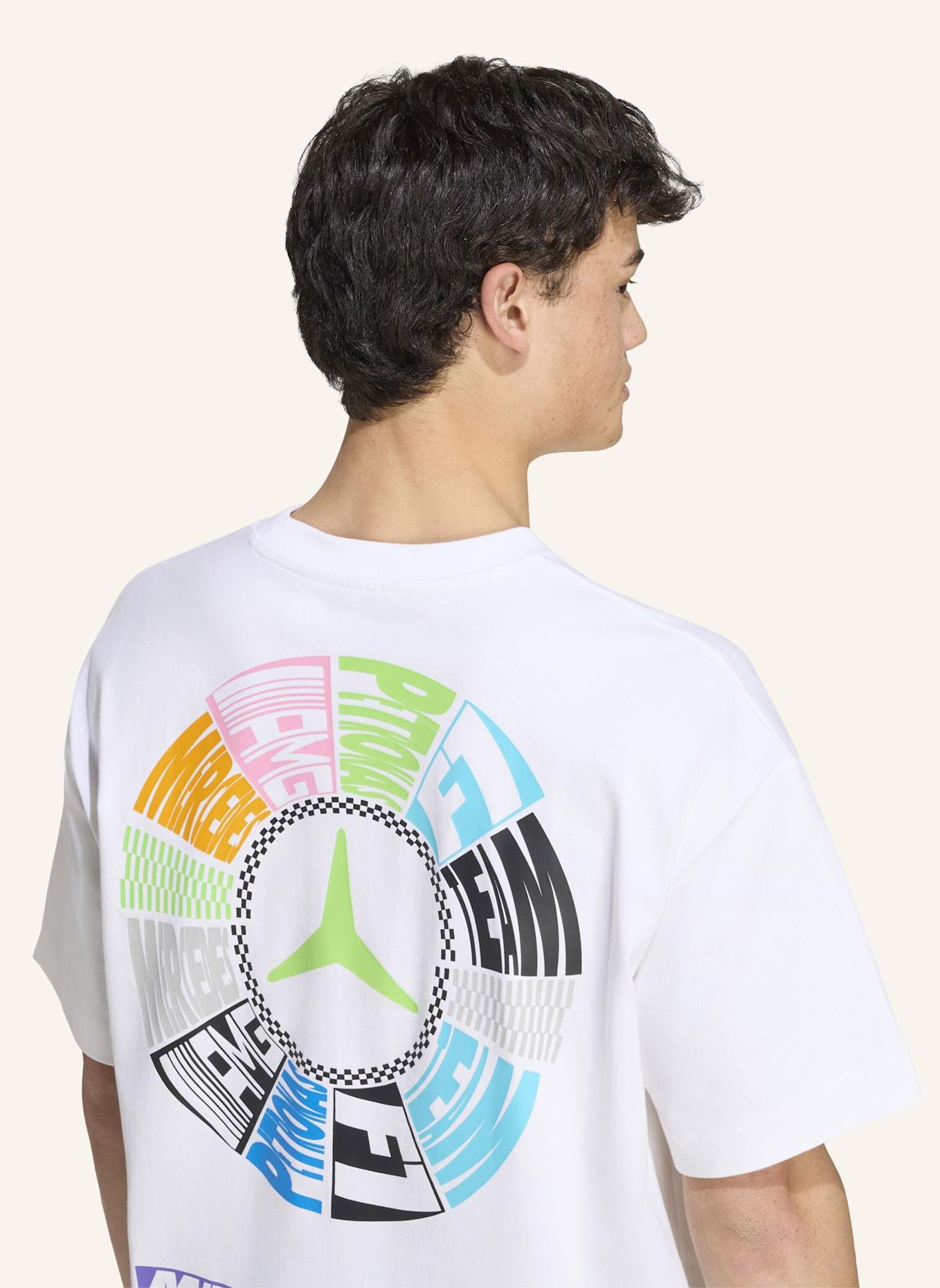adidas MERCEDES – AMG PETRONAS FORMULA 1 TEAM LIGHTS ON T-SHIRT: WEISS