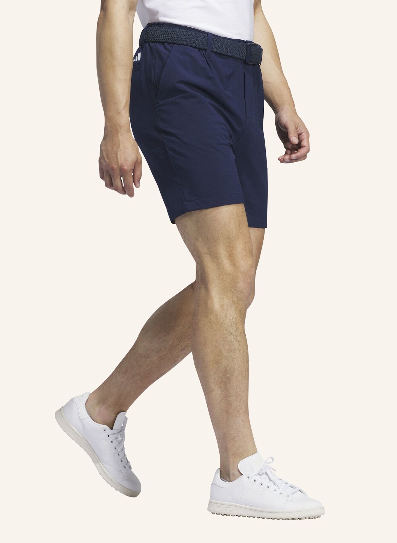 adidas ULTIMATE365 PLEATED GOLFSHORTS: BLAU