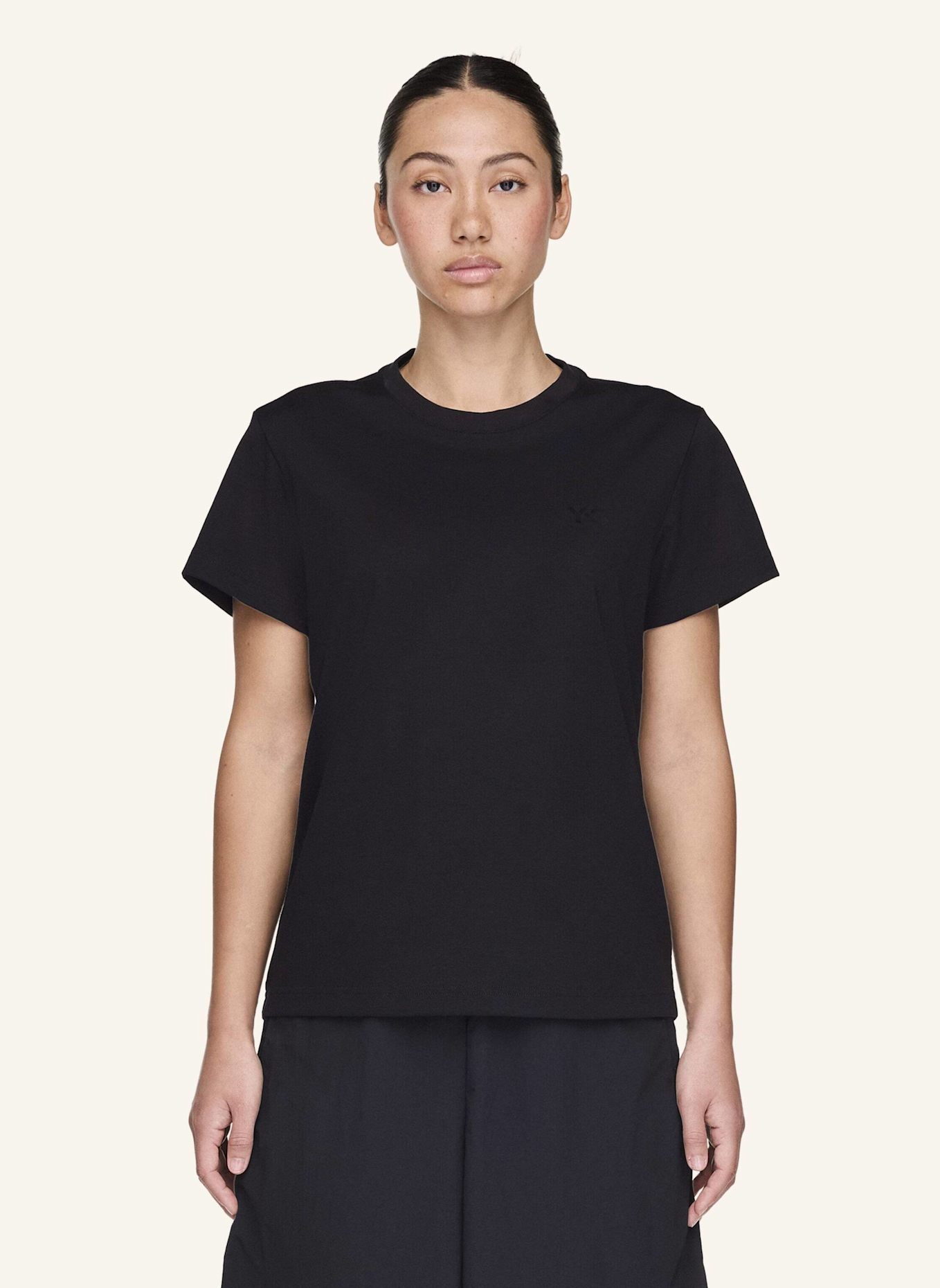 Y-3 Y-3 PREMIUM SHORT SLEEVE TEE: SCHWARZ