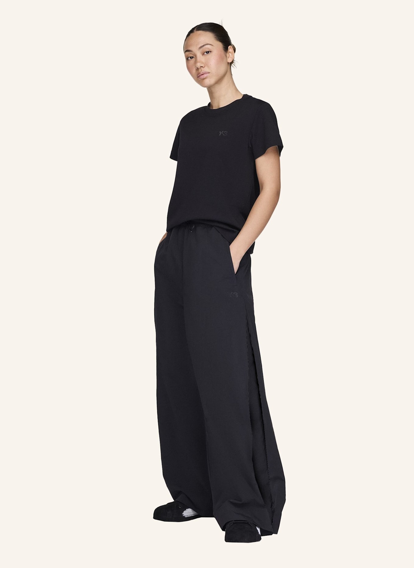 Y-3 Y-3 PREMIUM SHORT SLEEVE TEE: SCHWARZ