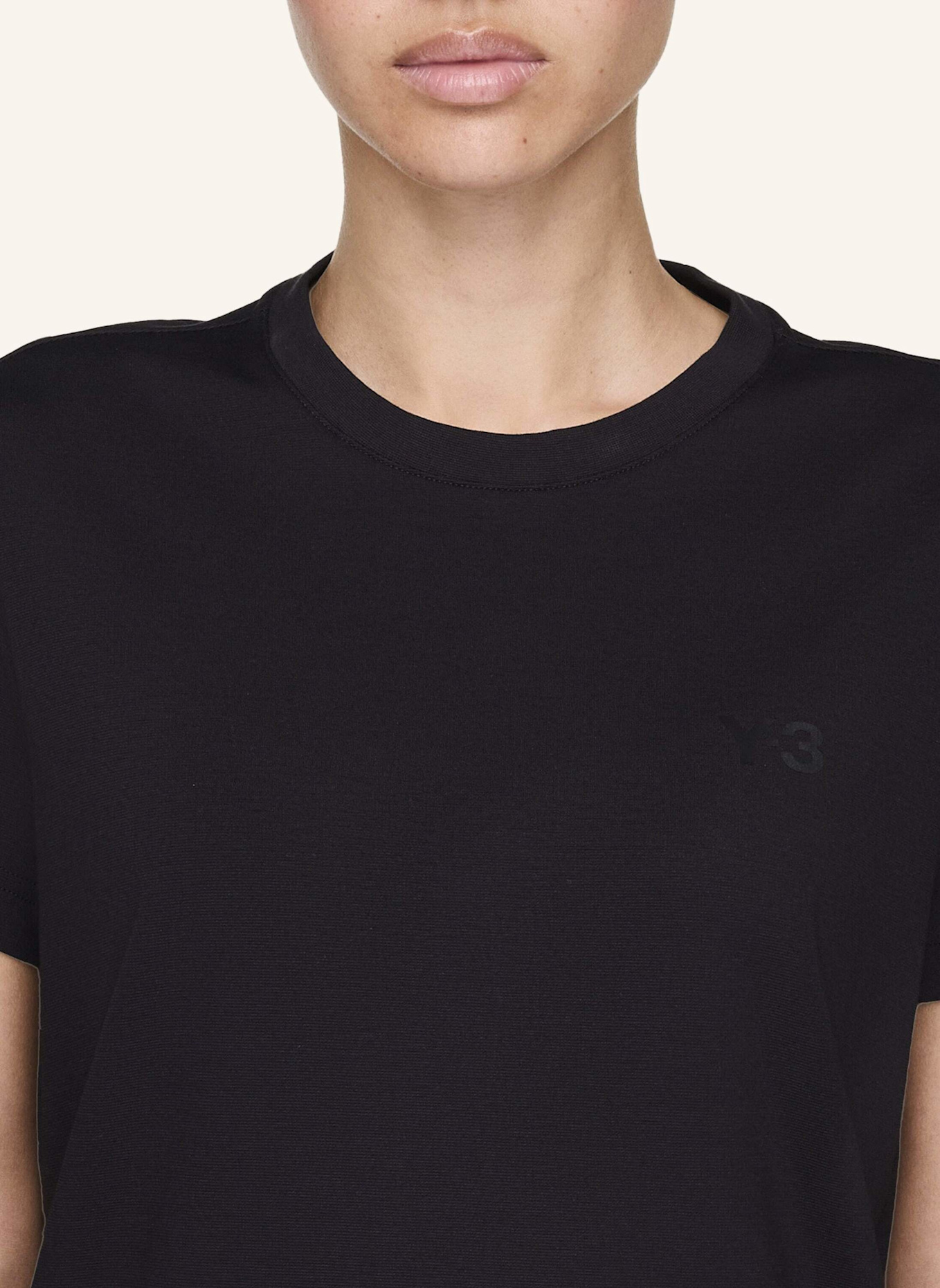 Y-3 Y-3 PREMIUM SHORT SLEEVE TEE: SCHWARZ
