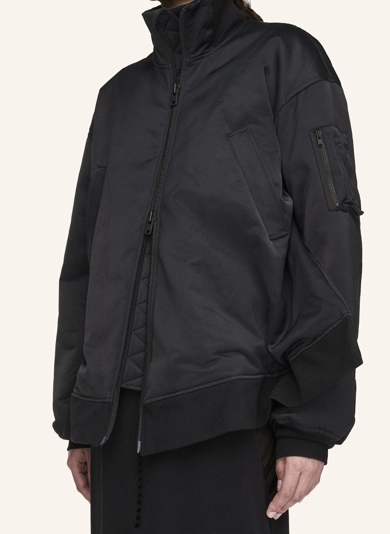 Y-3 Y-3 BOMBER JACKET: SCHWARZ