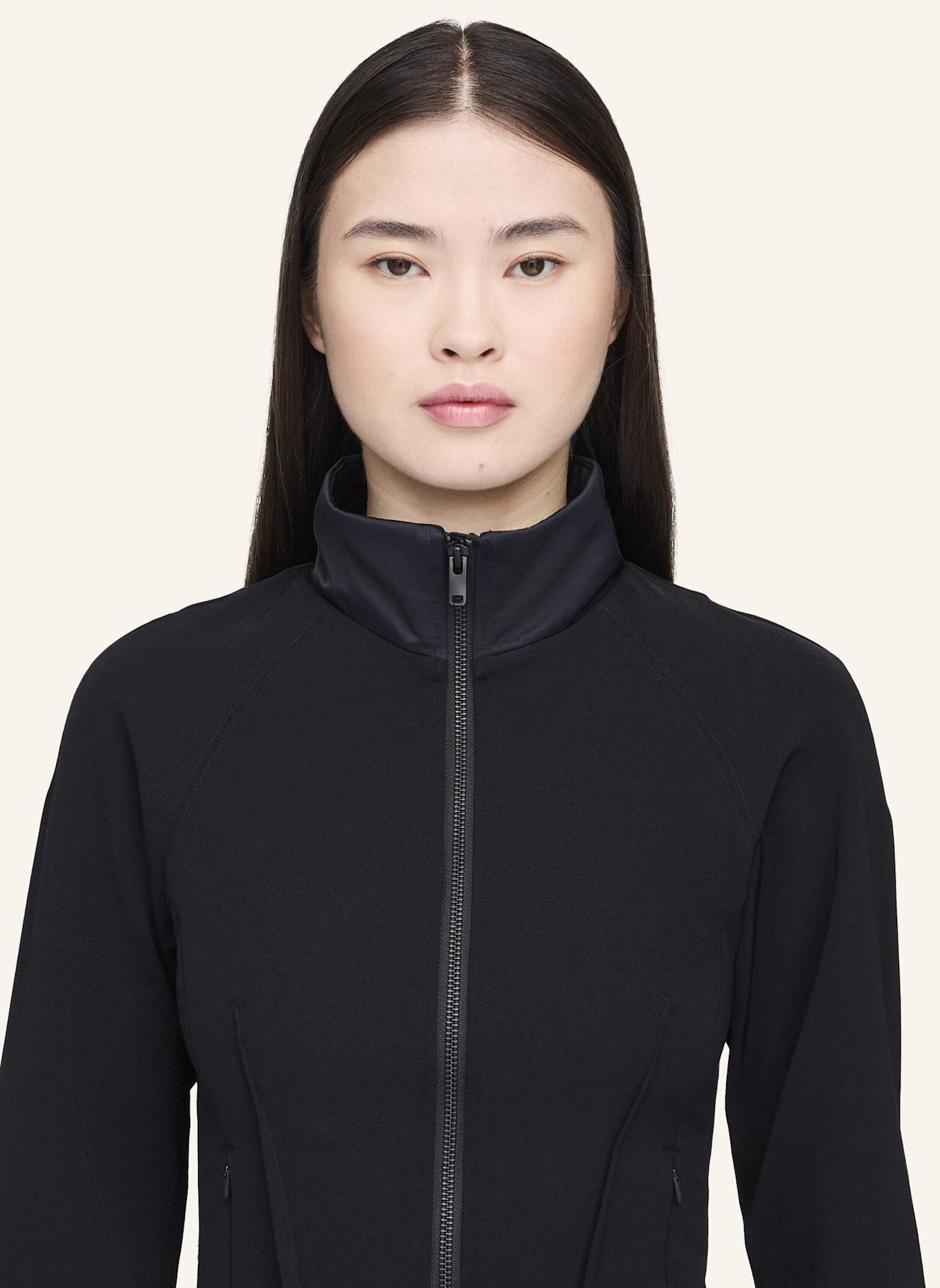 Y-3 Y-3 FITTED TRACK TOP: SCHWARZ