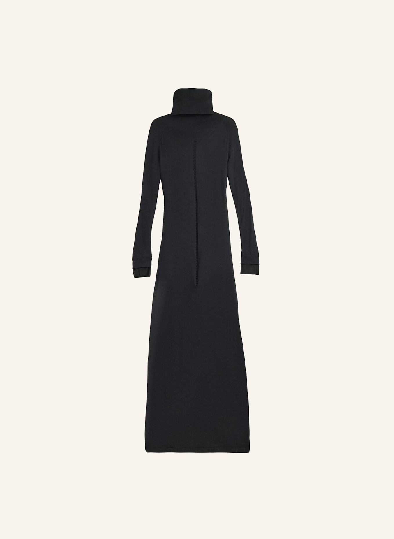 Y-3 Y-3 HOODED KNIT DRESS: SCHWARZ
