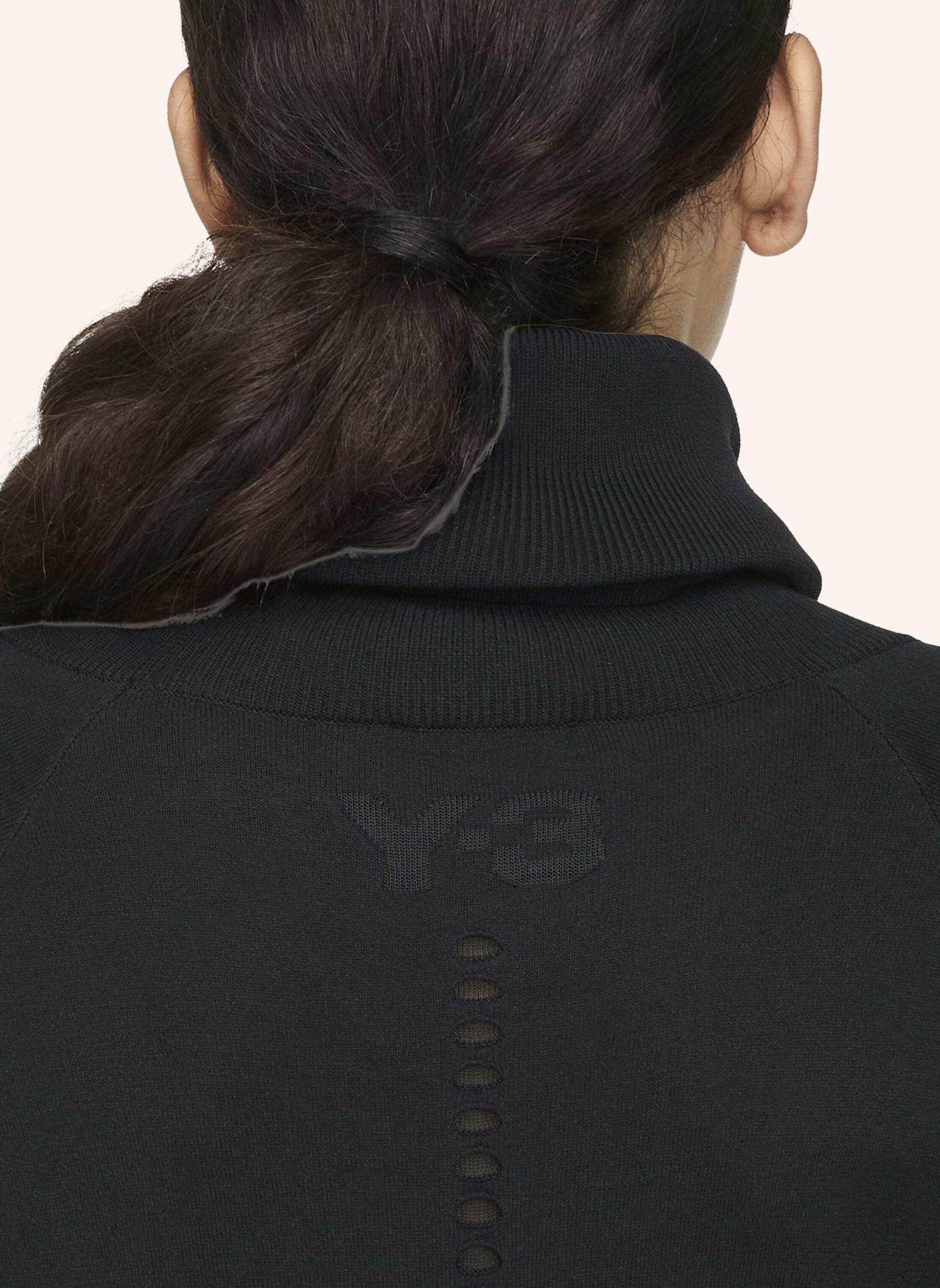 Y-3 Y-3 HOODED KNIT DRESS: SCHWARZ